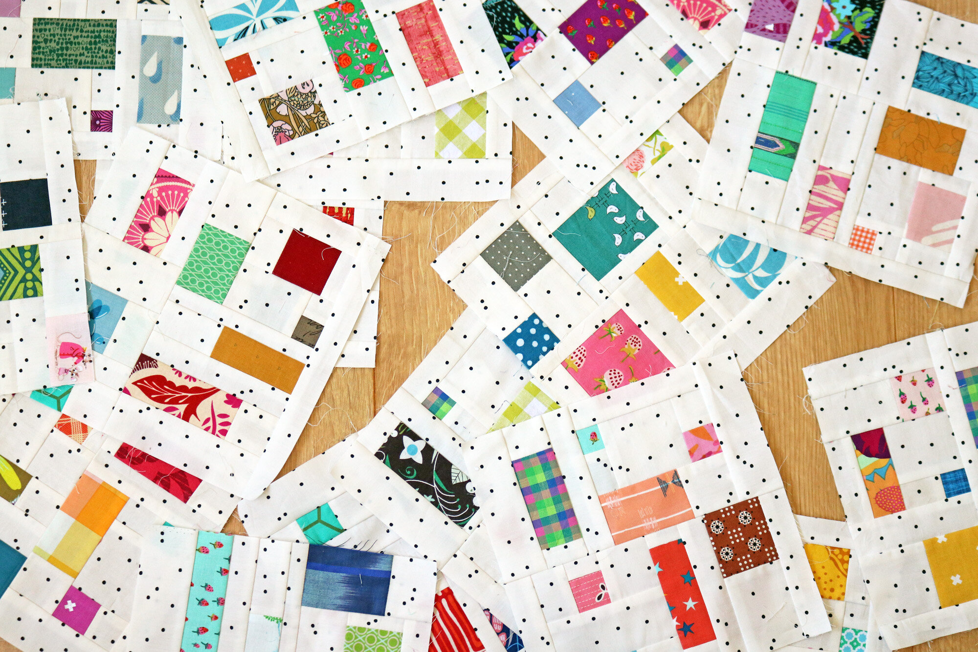 Scrap Quilt Fun with Confetti quilt pattern — Stitched in Color