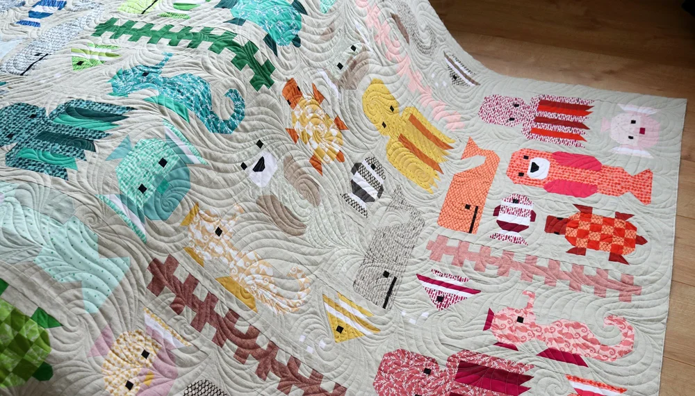 in the Quilting Studio, no. 30 — Stitched in Color