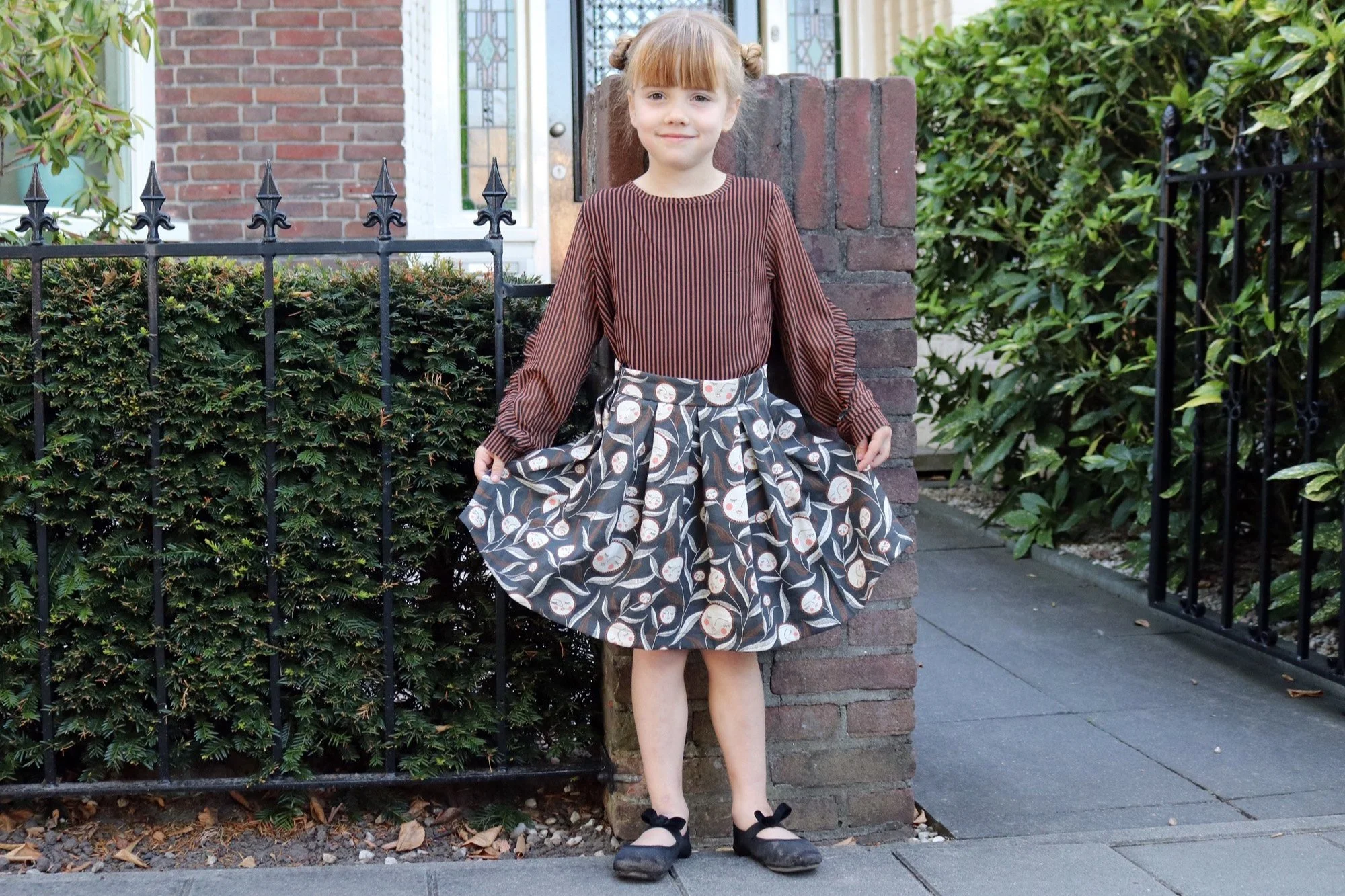 Nightbloom Pleated Skirt