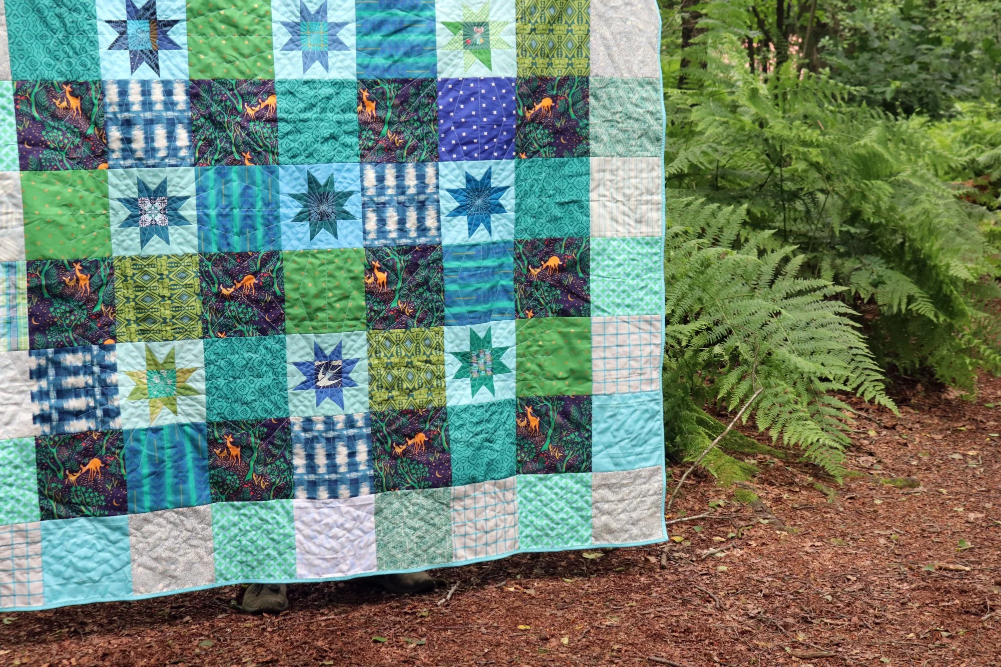 Woodland Plaid picnic blanket