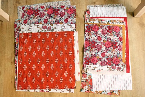 how to sew Patchwork Curtains — Stitched in Color