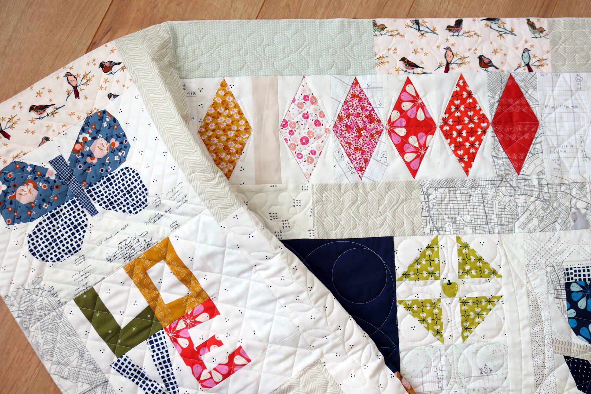 in the Quilting Studio, no. 21 — Stitched in Color