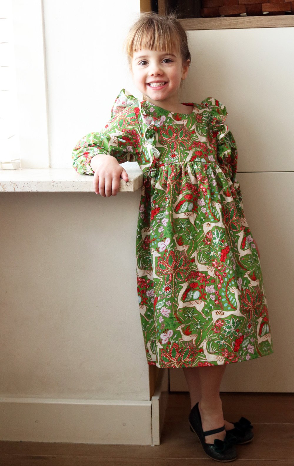 Reindeer Stella dress — Stitched in Color