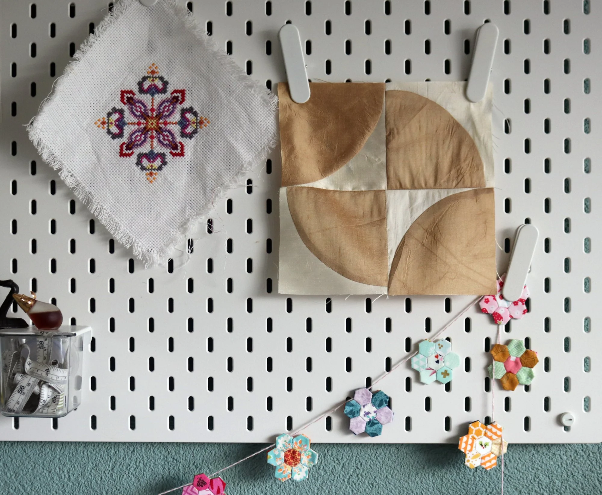 sewing with Repurposed Silk