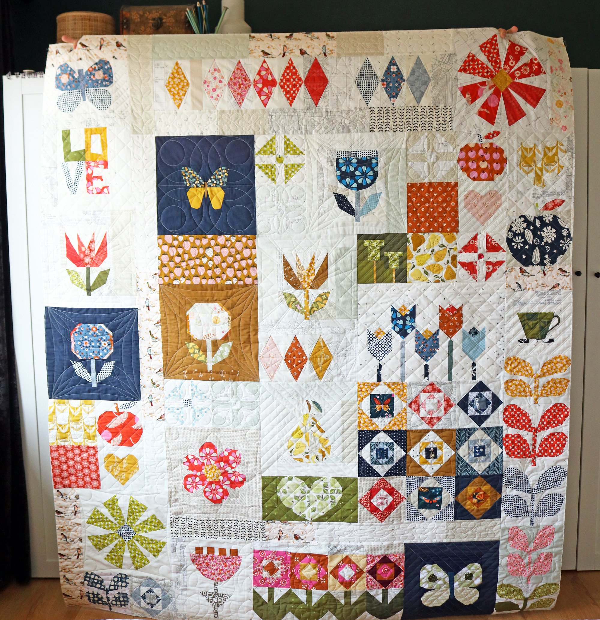 in the Quilting Studio, no. 40 — Stitched in Color