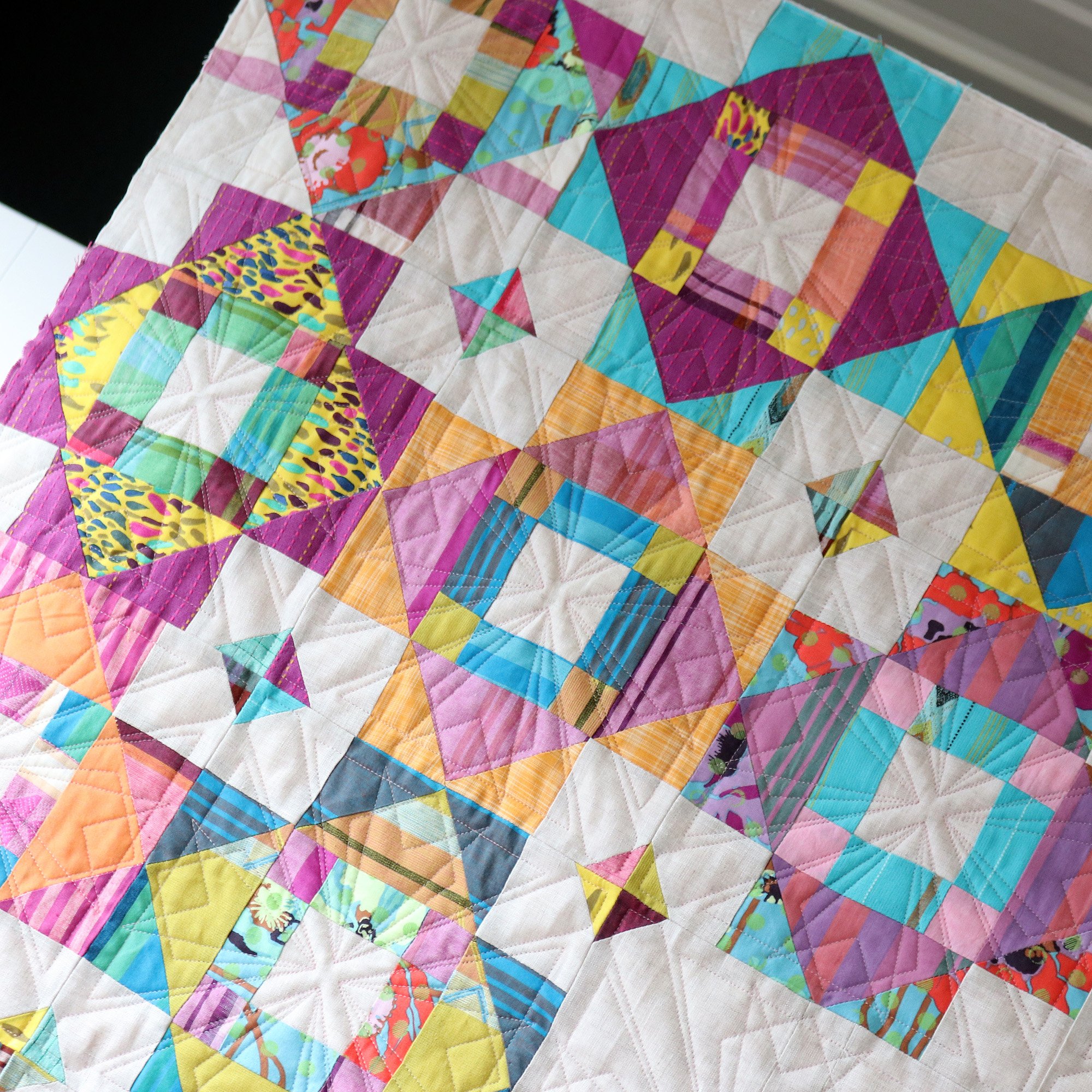 Potholder Patchwork — Stitched in Color