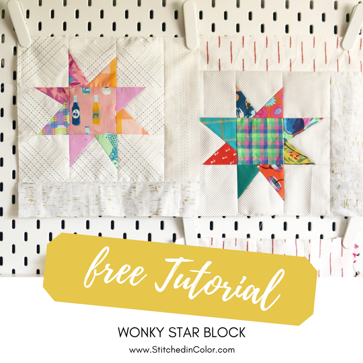 Wonky Star Block tutorial — Stitched in Color