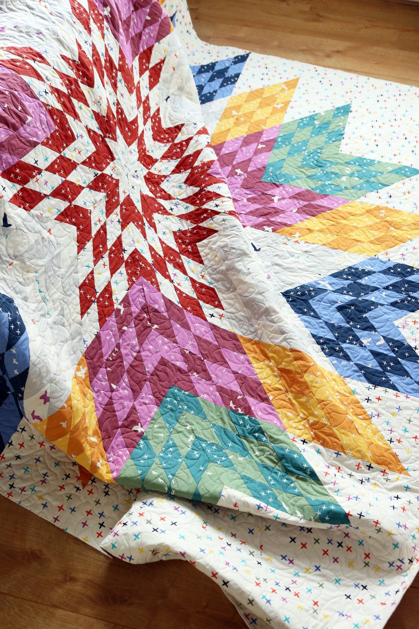 in the Quilting Studio, no. 40 — Stitched in Color