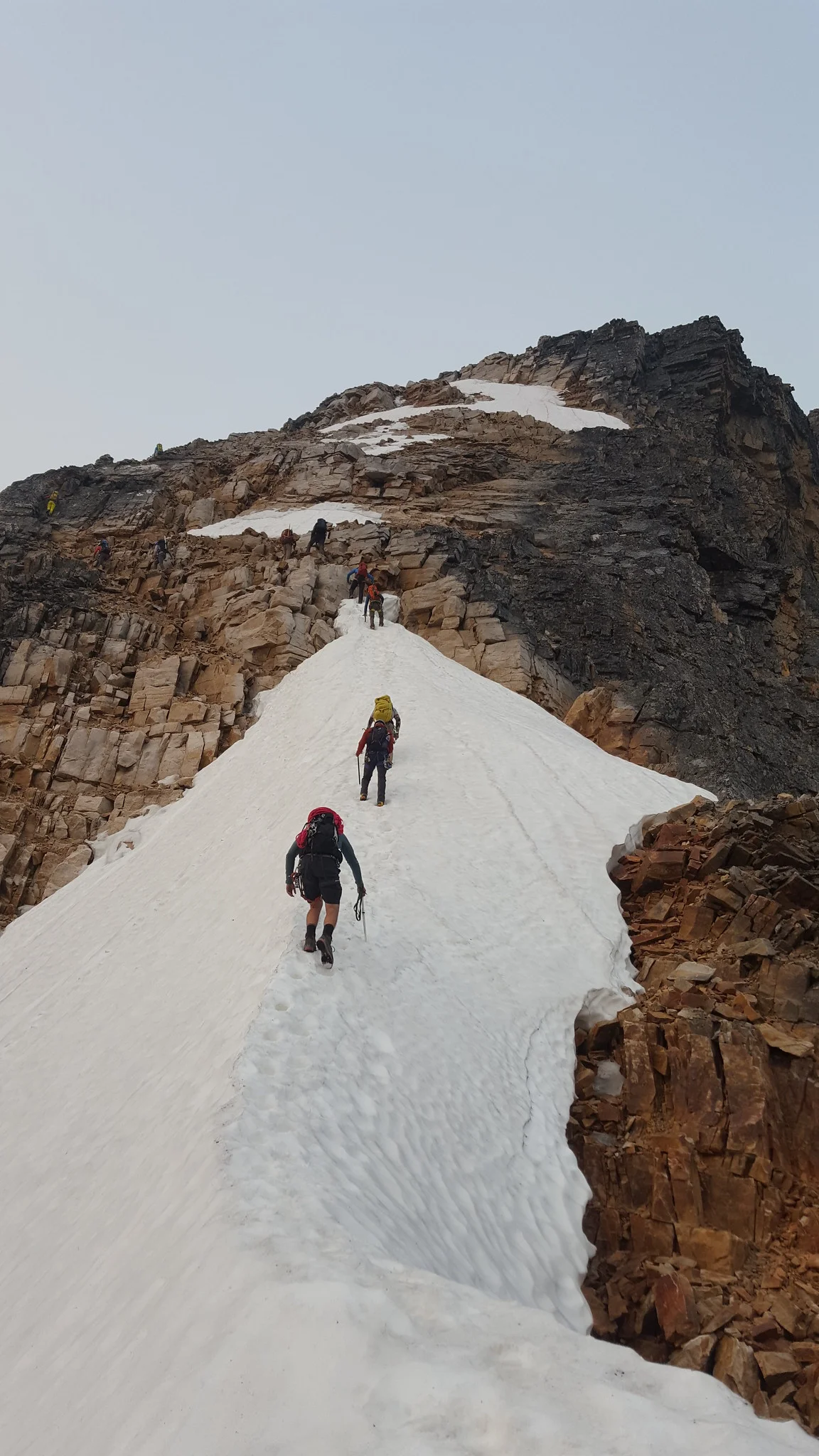 The first snowslope