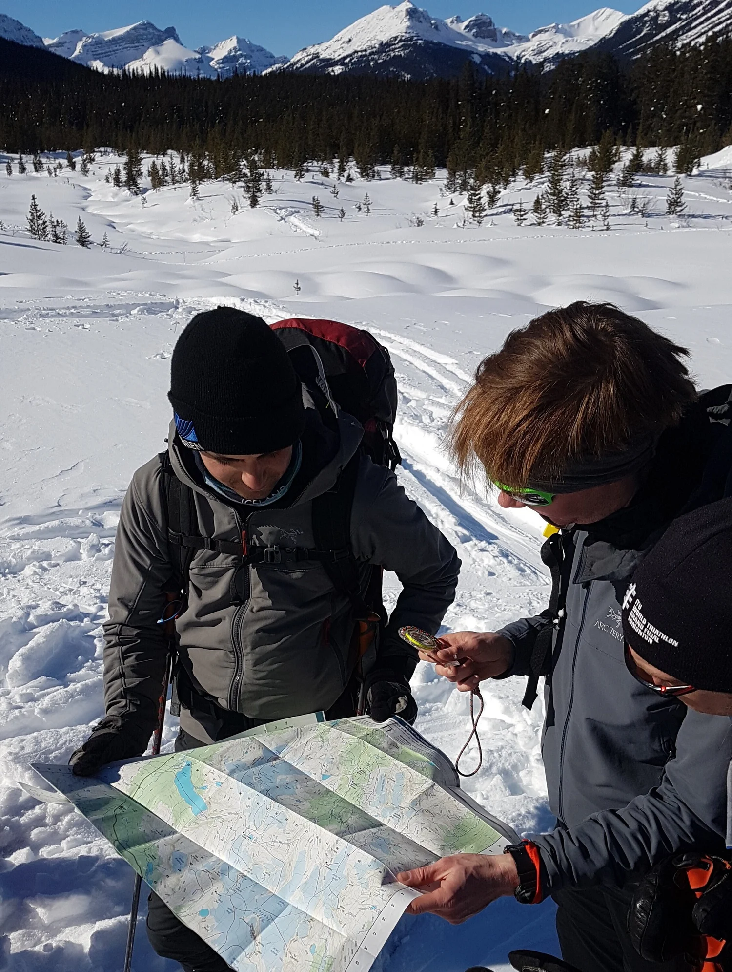 BRMP participants confirming the way up (PC: D.McLachlan)