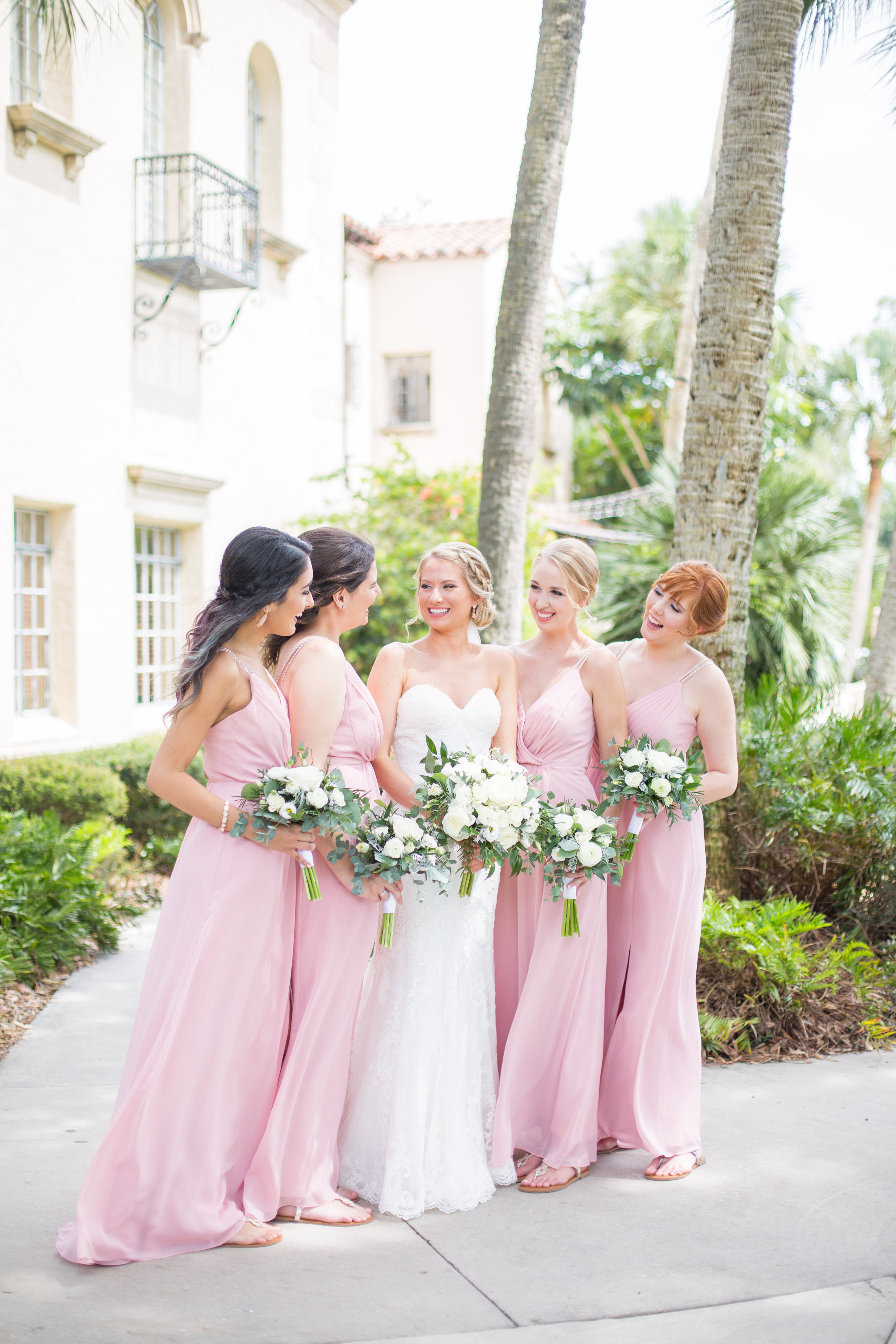 Powel Crosley Estate | Wedding | Pink and Gold Wedding | Bridesmaids Dresses | Wedding Bouquet | Sarasota Weddings | Spring Wedding | Jess Anne Photography