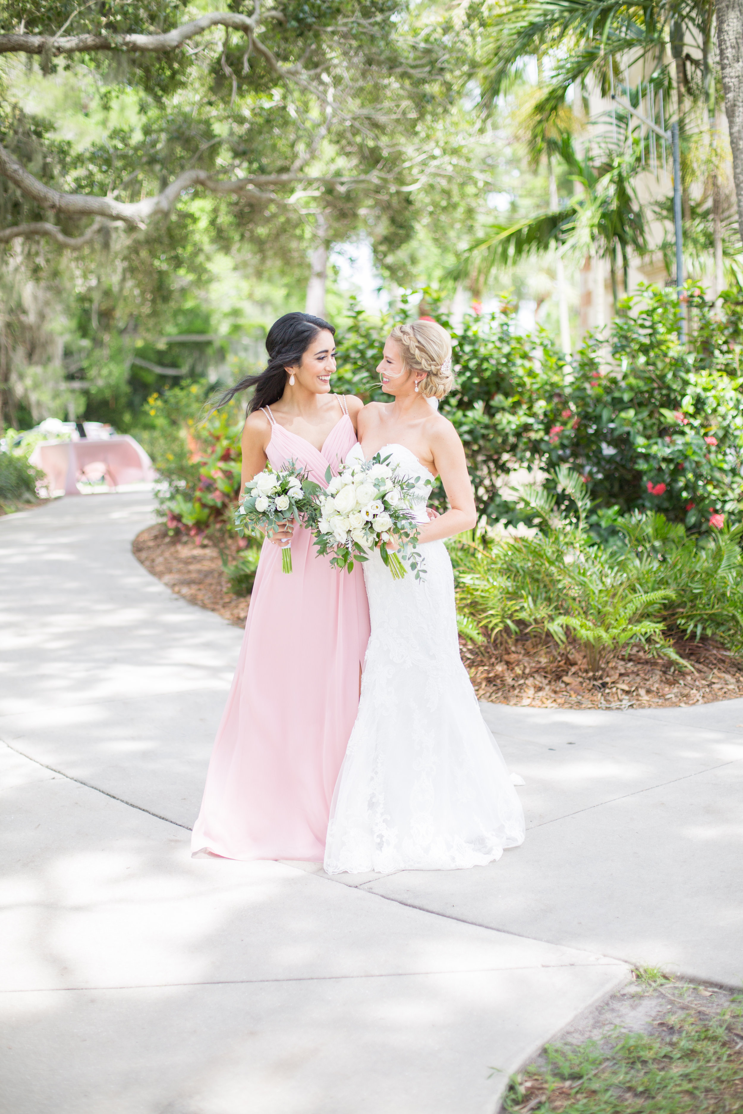 Powel Crosley Estate | Wedding | Pink and Gold Wedding | Bridesmaids Dresses | Wedding Bouquet | Sarasota Weddings | Spring Wedding | Jess Anne Photography