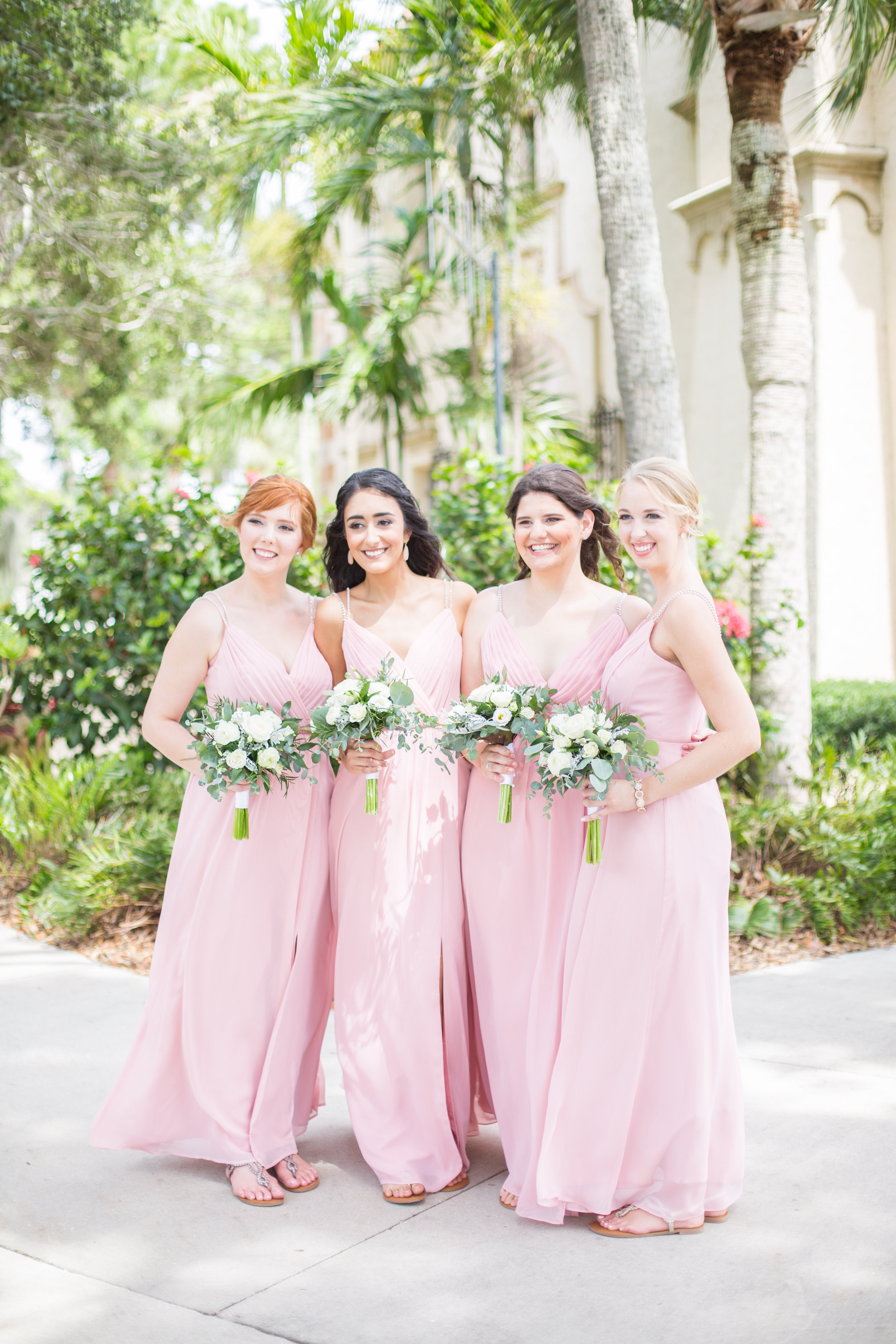 Powel Crosley Estate | Wedding | Pink and Gold Wedding | Bridesmaids Dresses | Wedding Bouquet | Sarasota Weddings | Spring Wedding | Jess Anne Photography