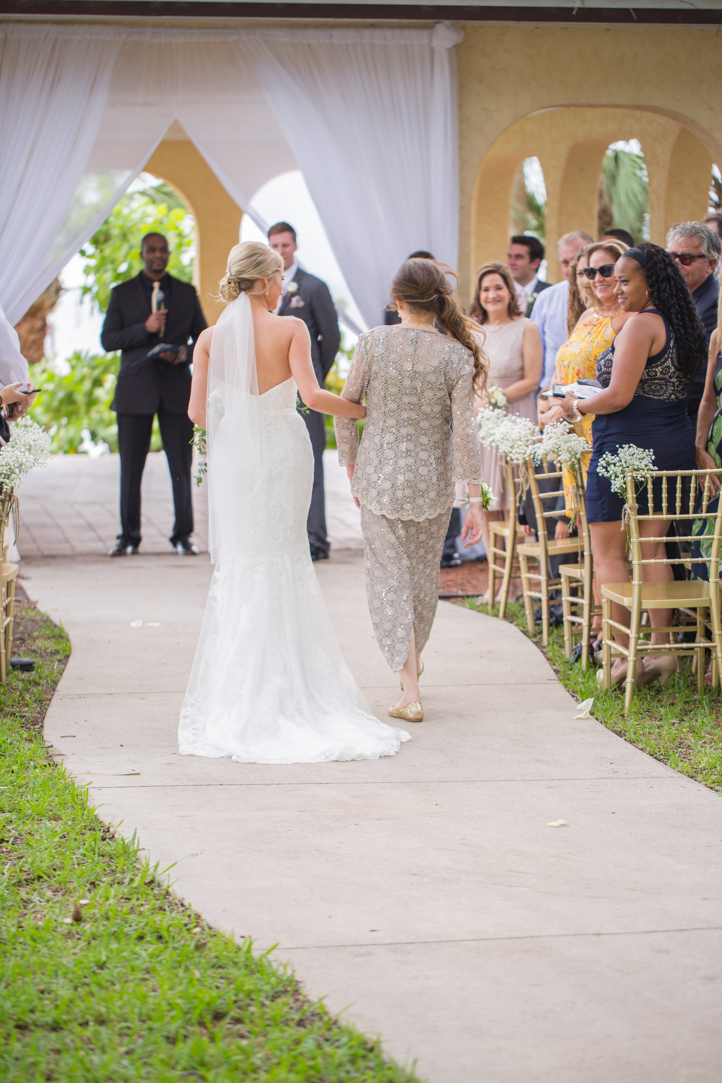 Powel Crosley Estate | Wedding | Pink and Gold Wedding | Wedding Ceremony | Sarasota Weddings | Spring Wedding | Jess Anne Photography