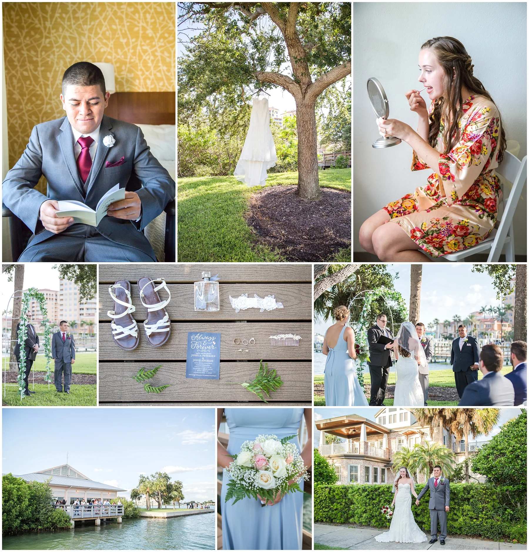I loved second shooting this beautiful wedding with Angela at Clearwater Beach!