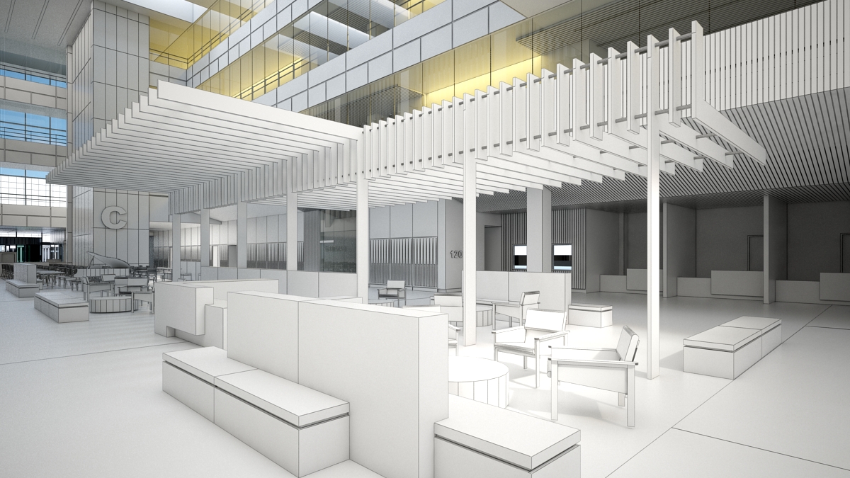 Veterans Hospital Waiting Area