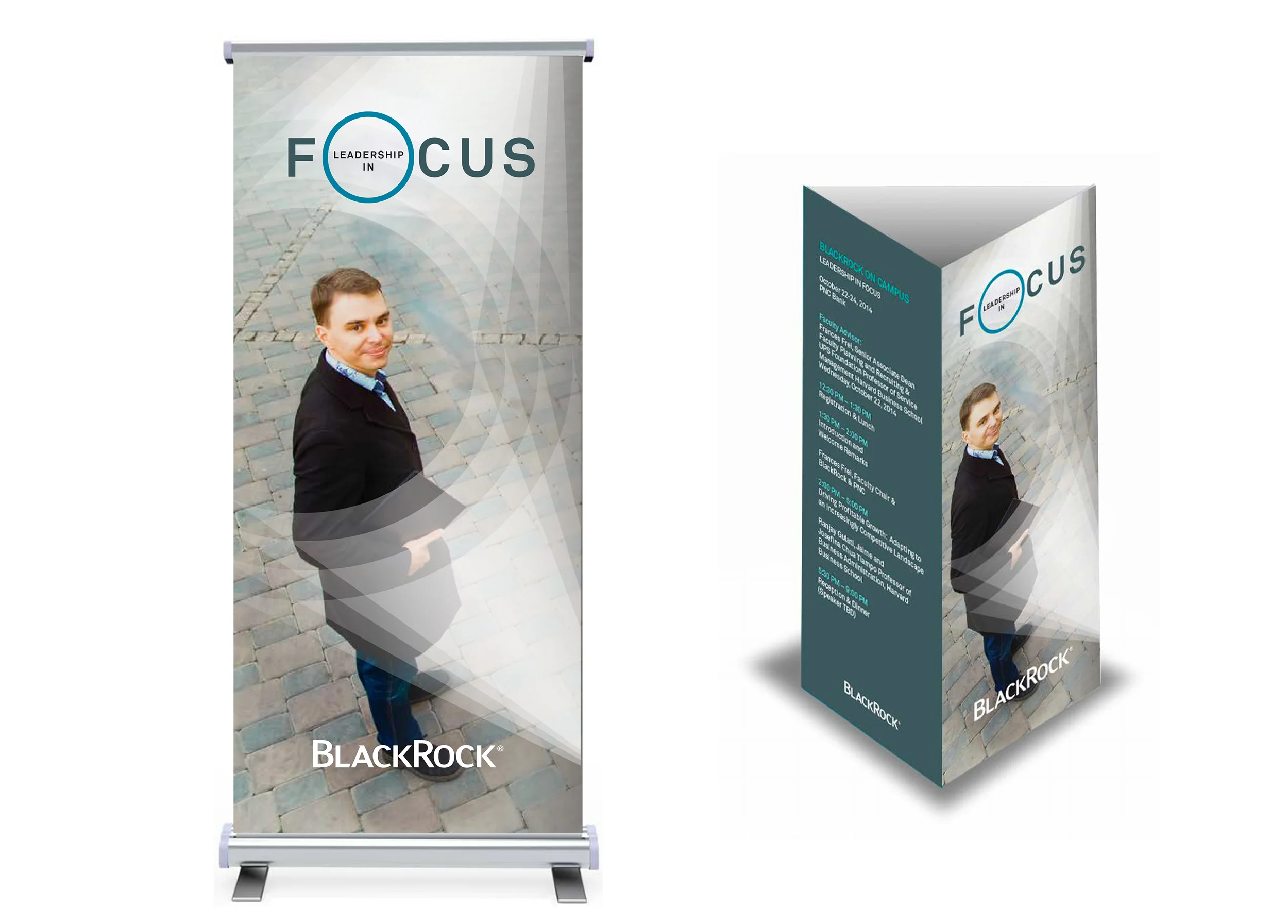 Banner stand and table tent 