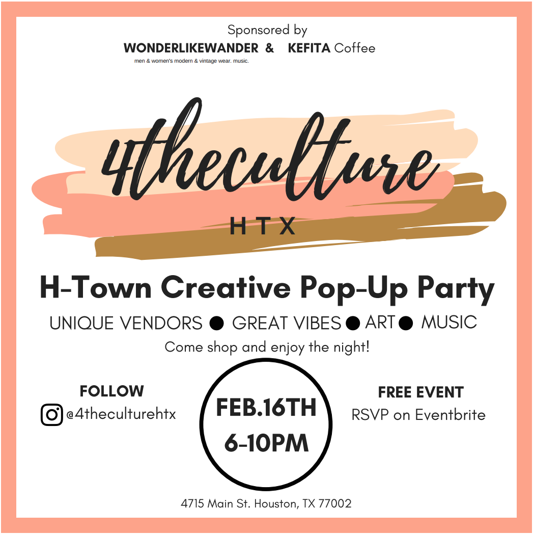 4theculture HTX Pop-Up Party