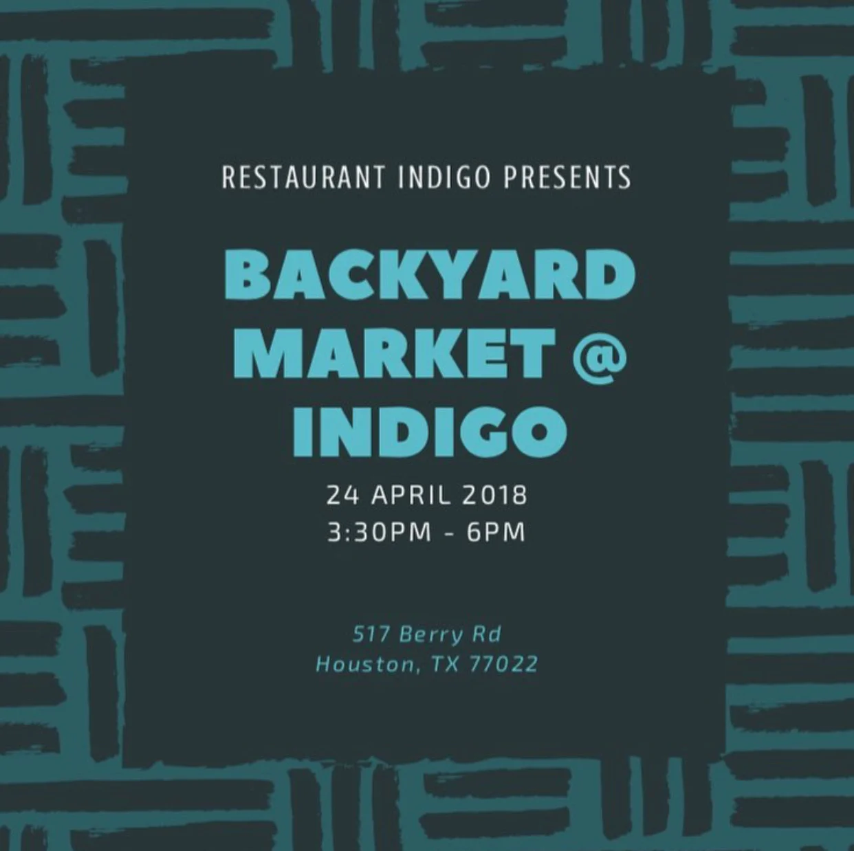 Backyard Market at the Indigo