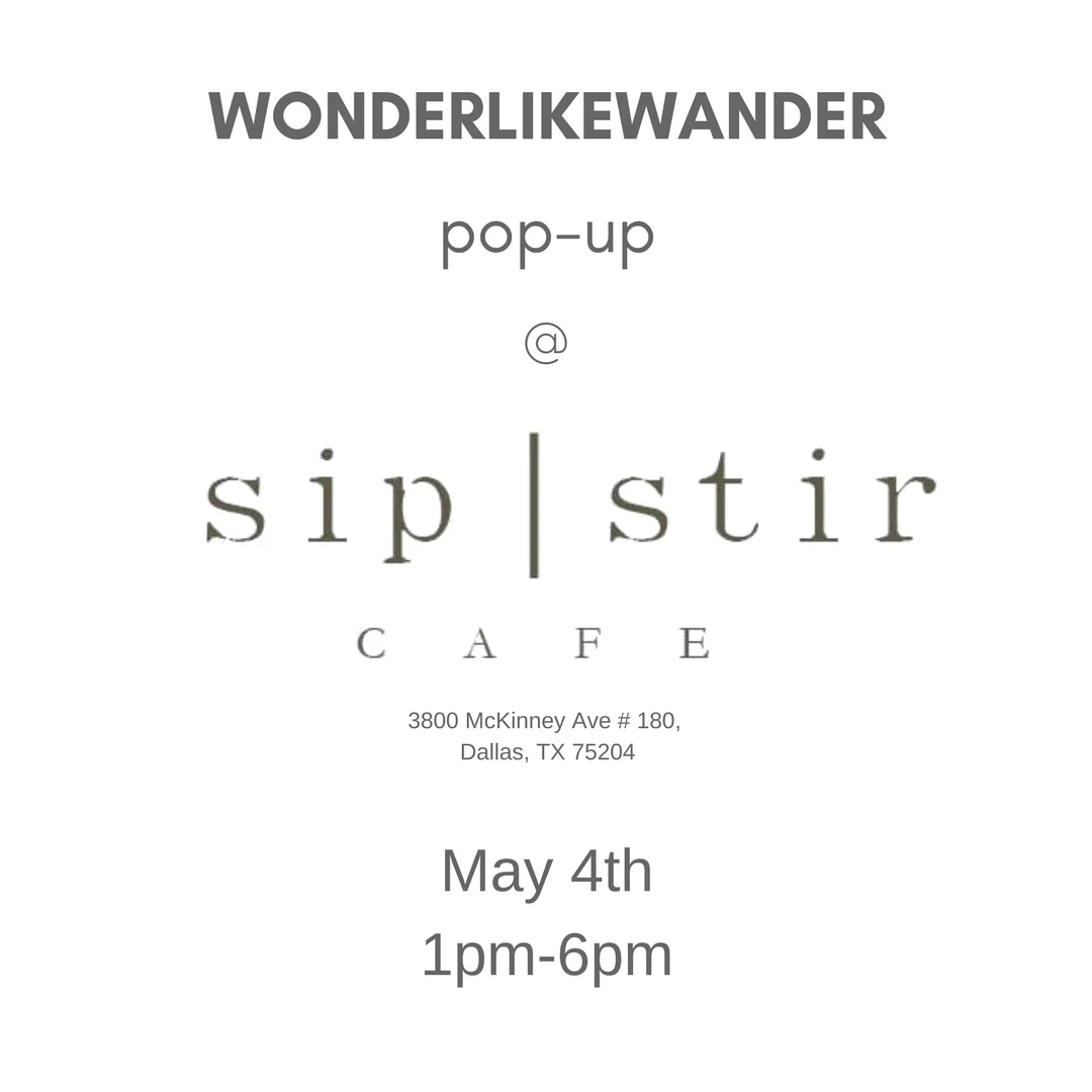 Pop-Up Shop @ SipStir Cafe