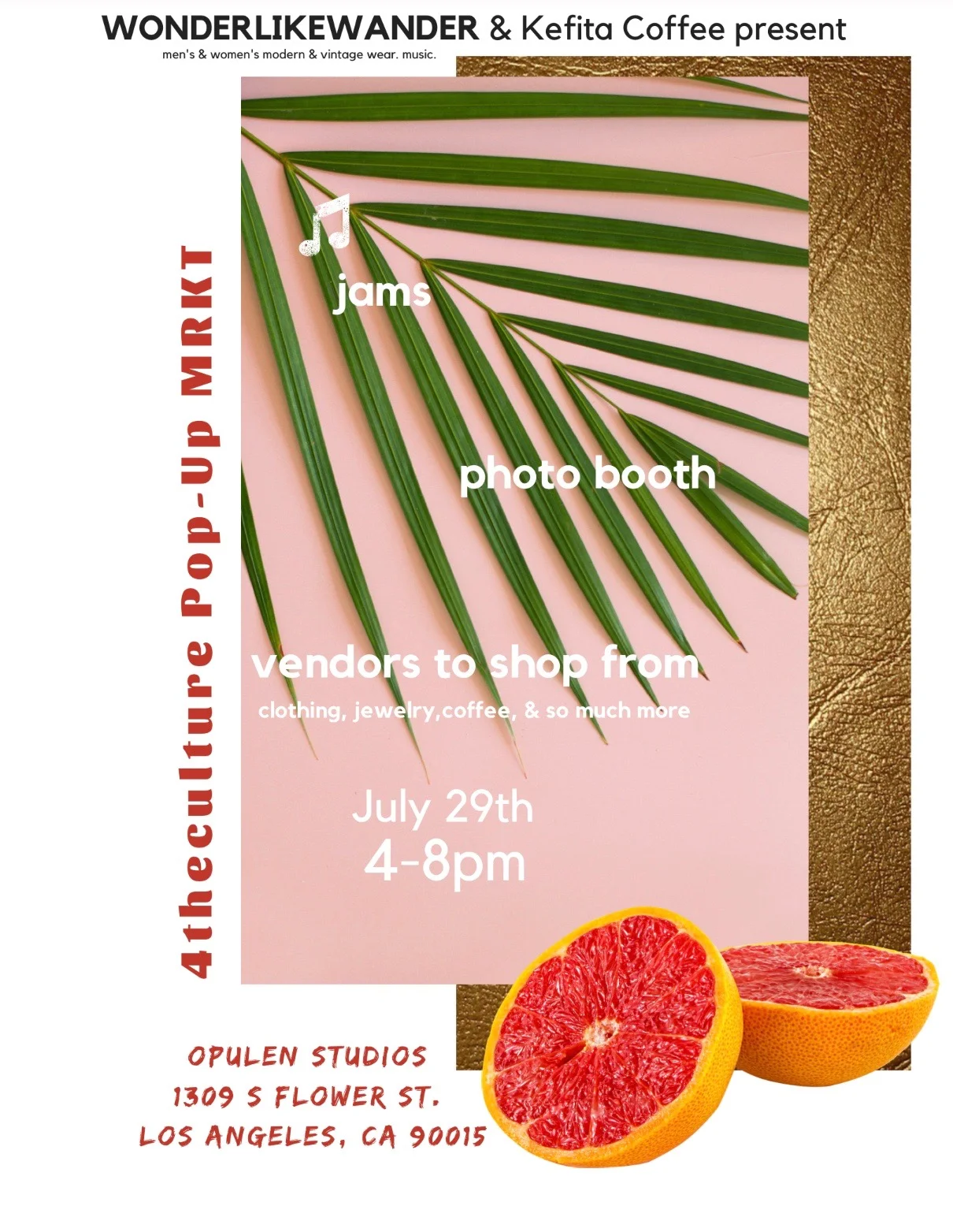 4theculture Pop-Up MRKT