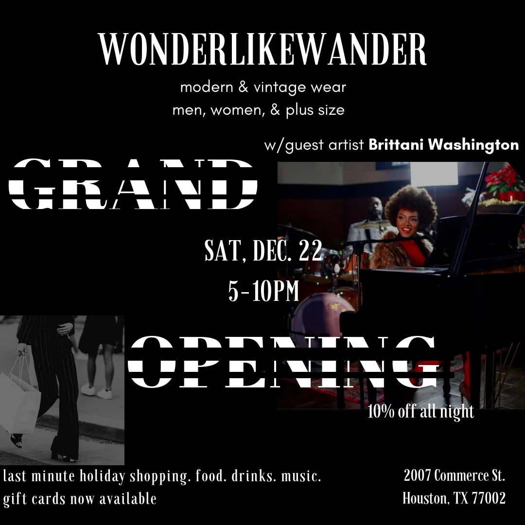 Wonderlikewander's Grand Opening Event