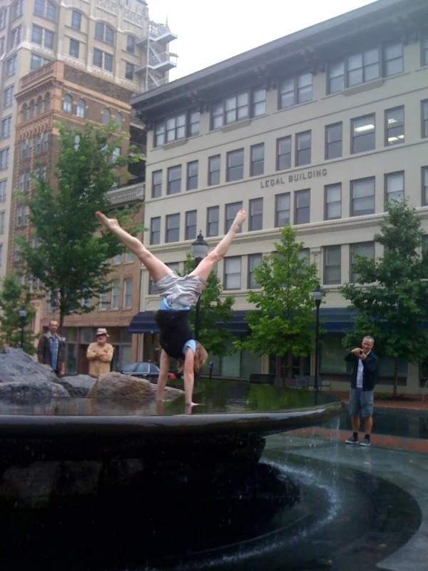 Balancing Fountain: Asheville, North Carolina