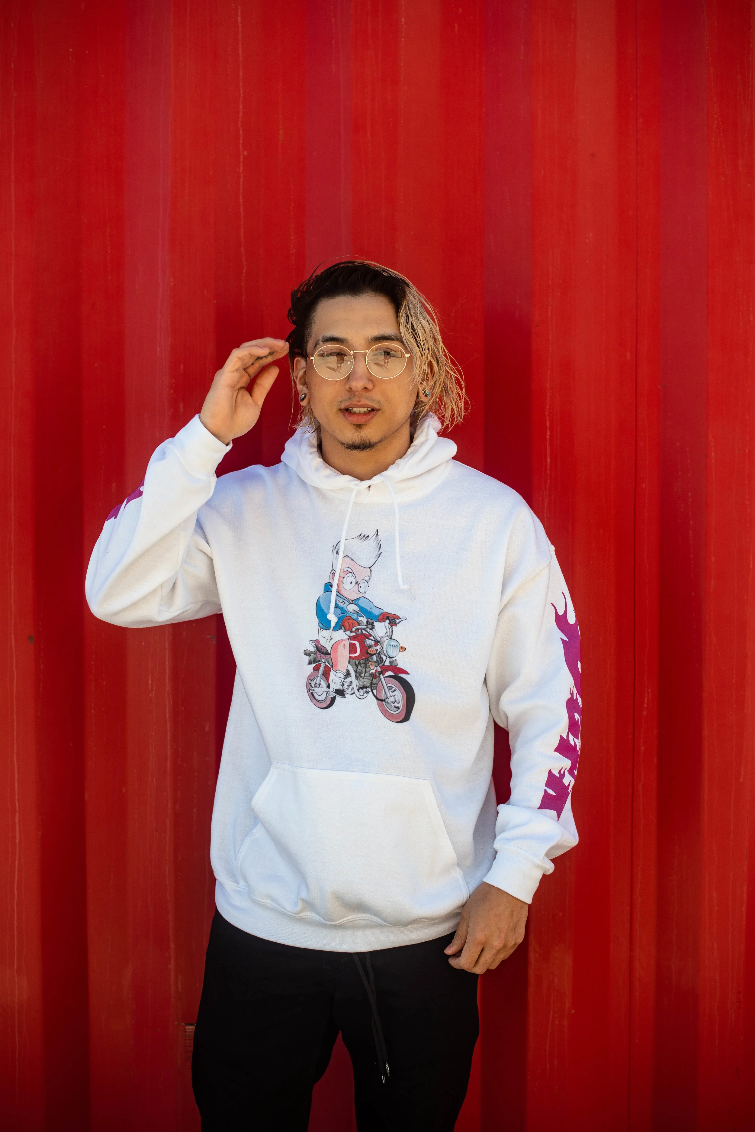 ARROGANT DORK "MOTORCYCLE ED" HOODIE