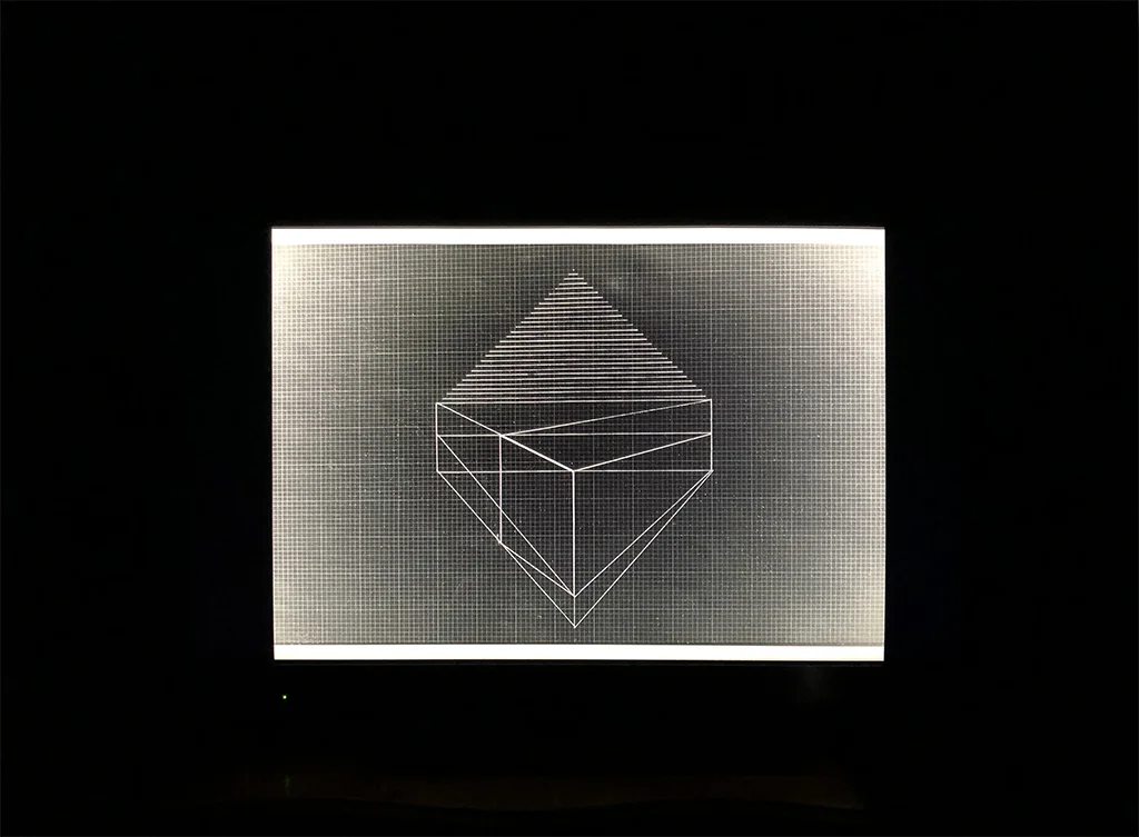 Shifting pyramid in the timeline of the mind, filmstill 1 . MPEG-4, 1024 × 768, 4m16s. 2019.