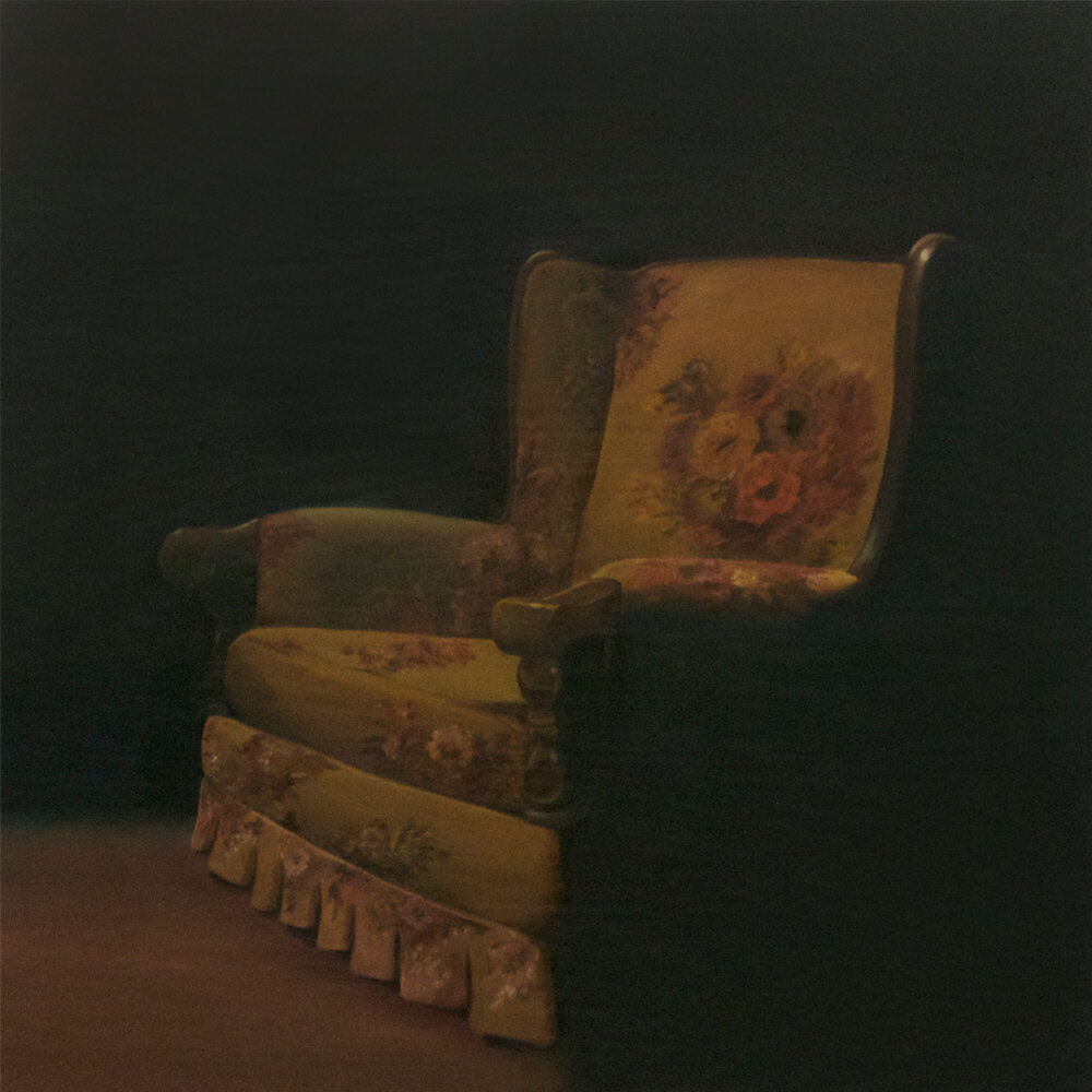   Chair , 2015  Oil on Panel, 36 x 36” 