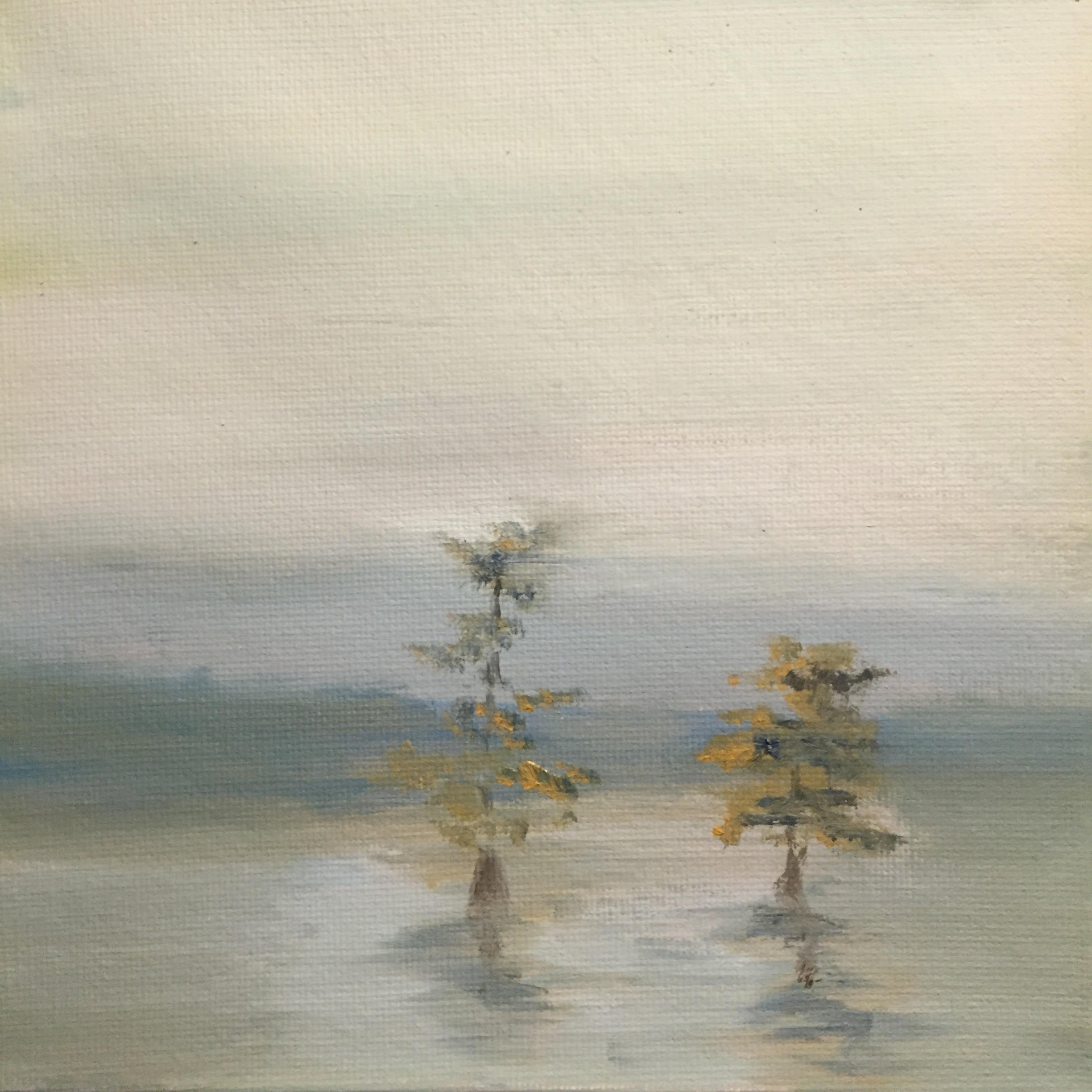   Untitled , Lake D’arbonne, Louisiana, 2022  Oil on Canvas, 6 x 6” 