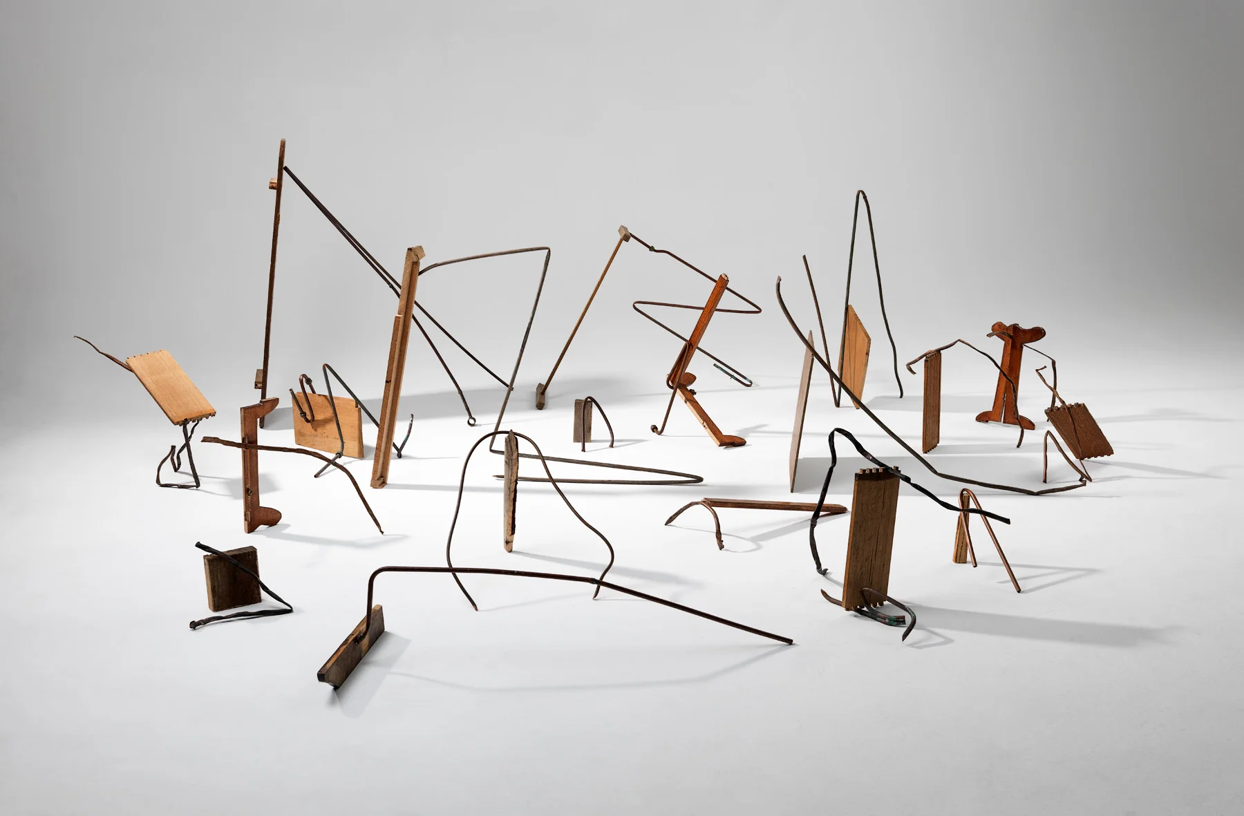 Open Cluster copper piping, timber, timber laminate Photograph Grant Hancock
