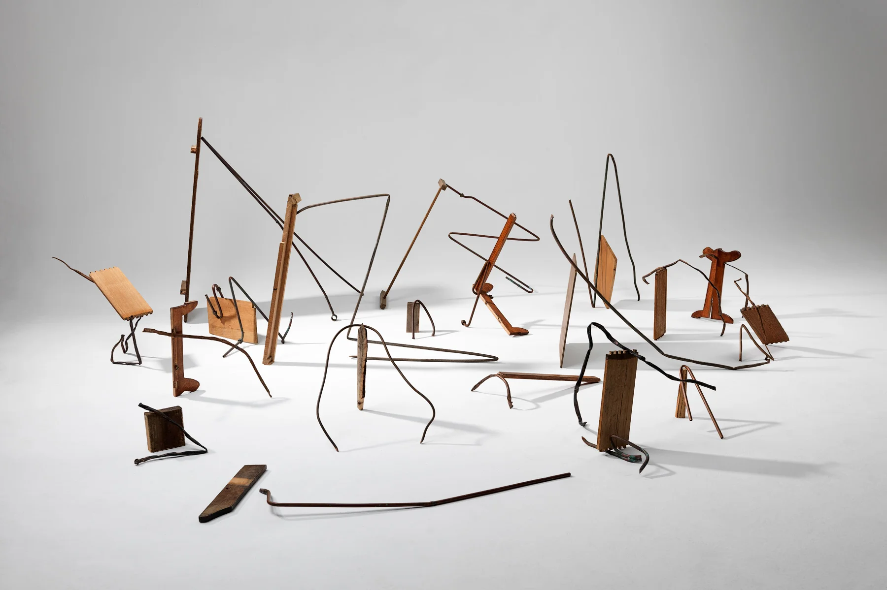 Open Cluster copper piping, timber, timber laminate Photograph Grant Hancock