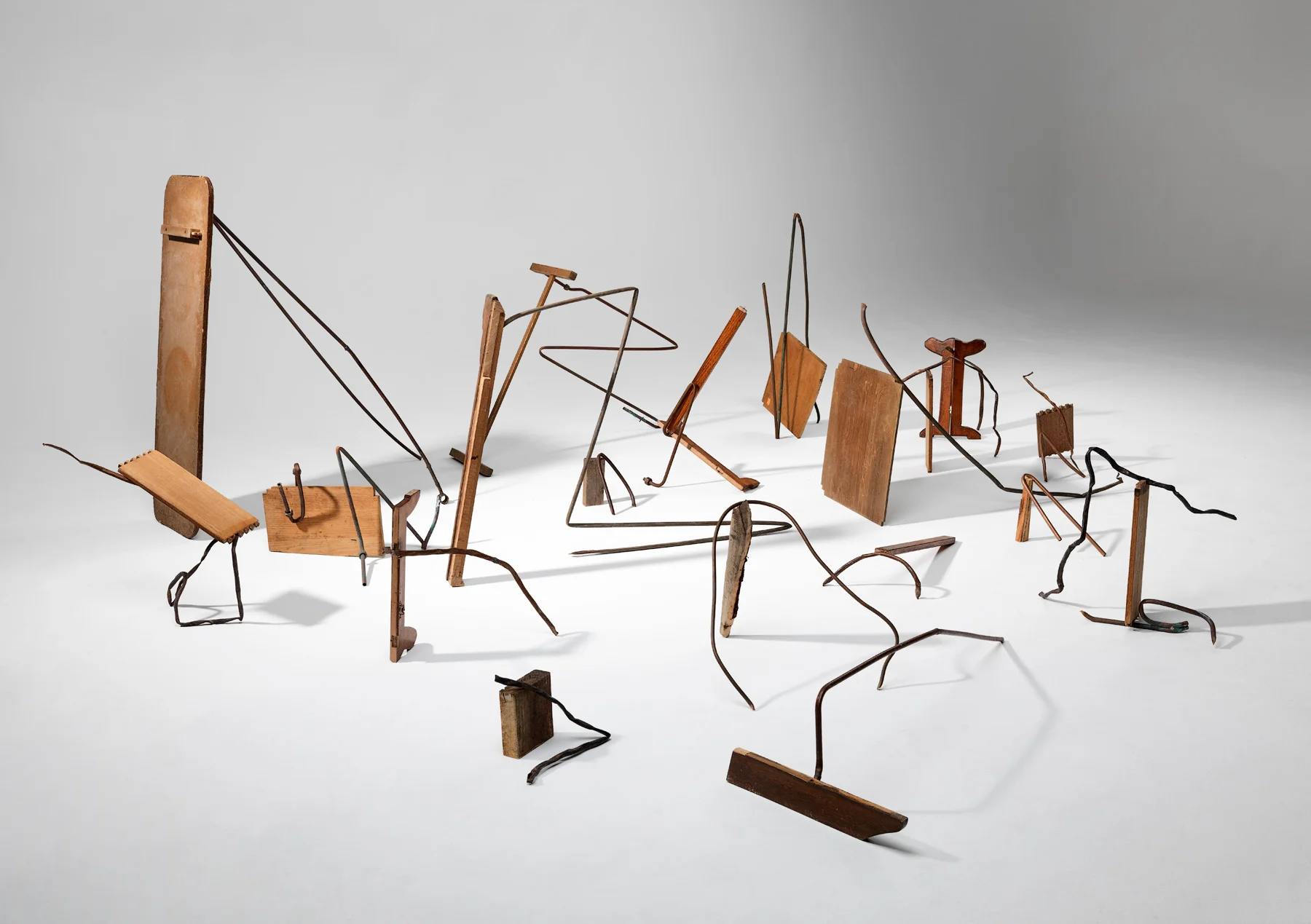 Open Cluster copper piping, timber, timber laminate Photograph Grant Hancock