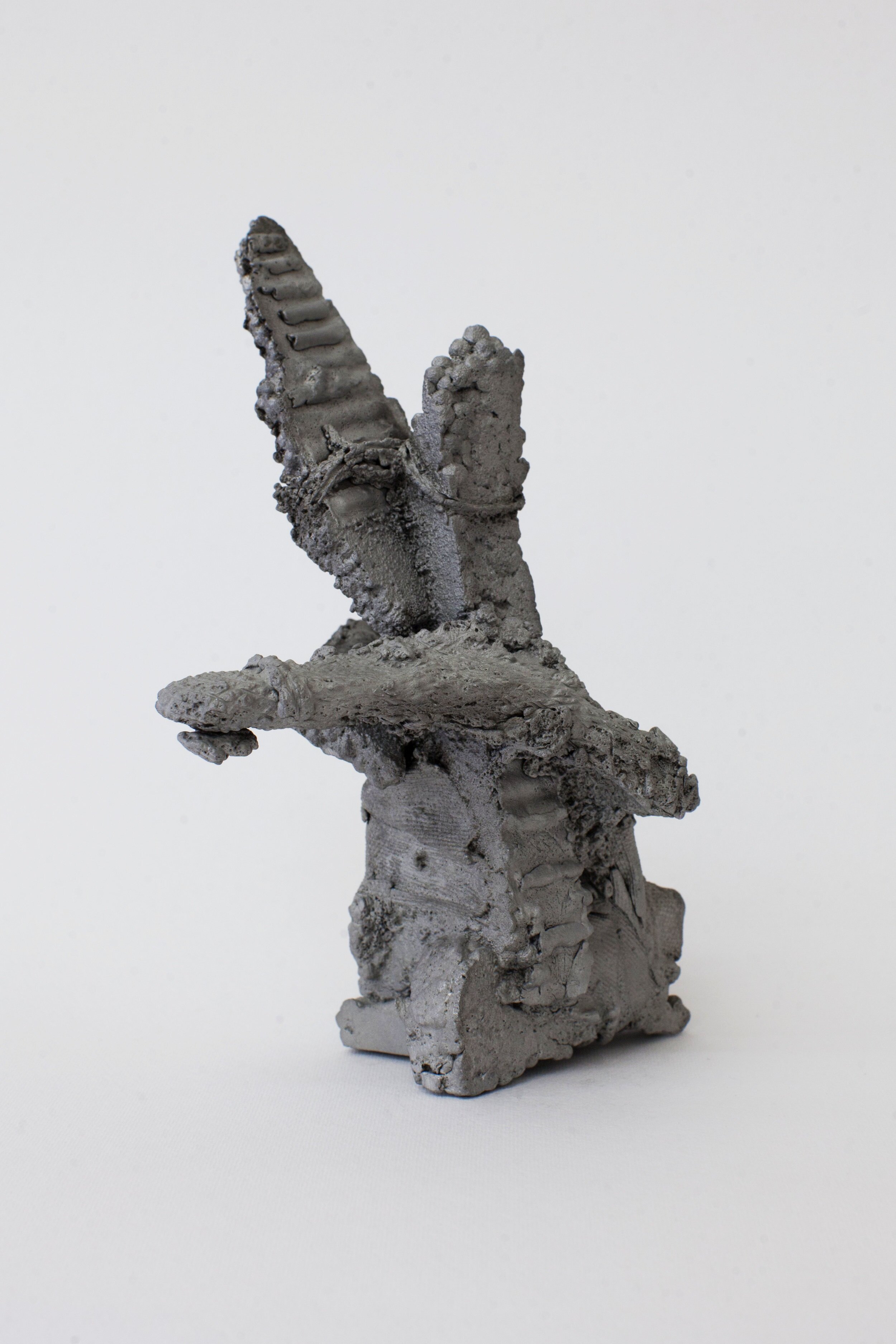   Remnant # 3   cast aluminium  18 x 13 x 11 cm  Photograph Alycia Bennett 