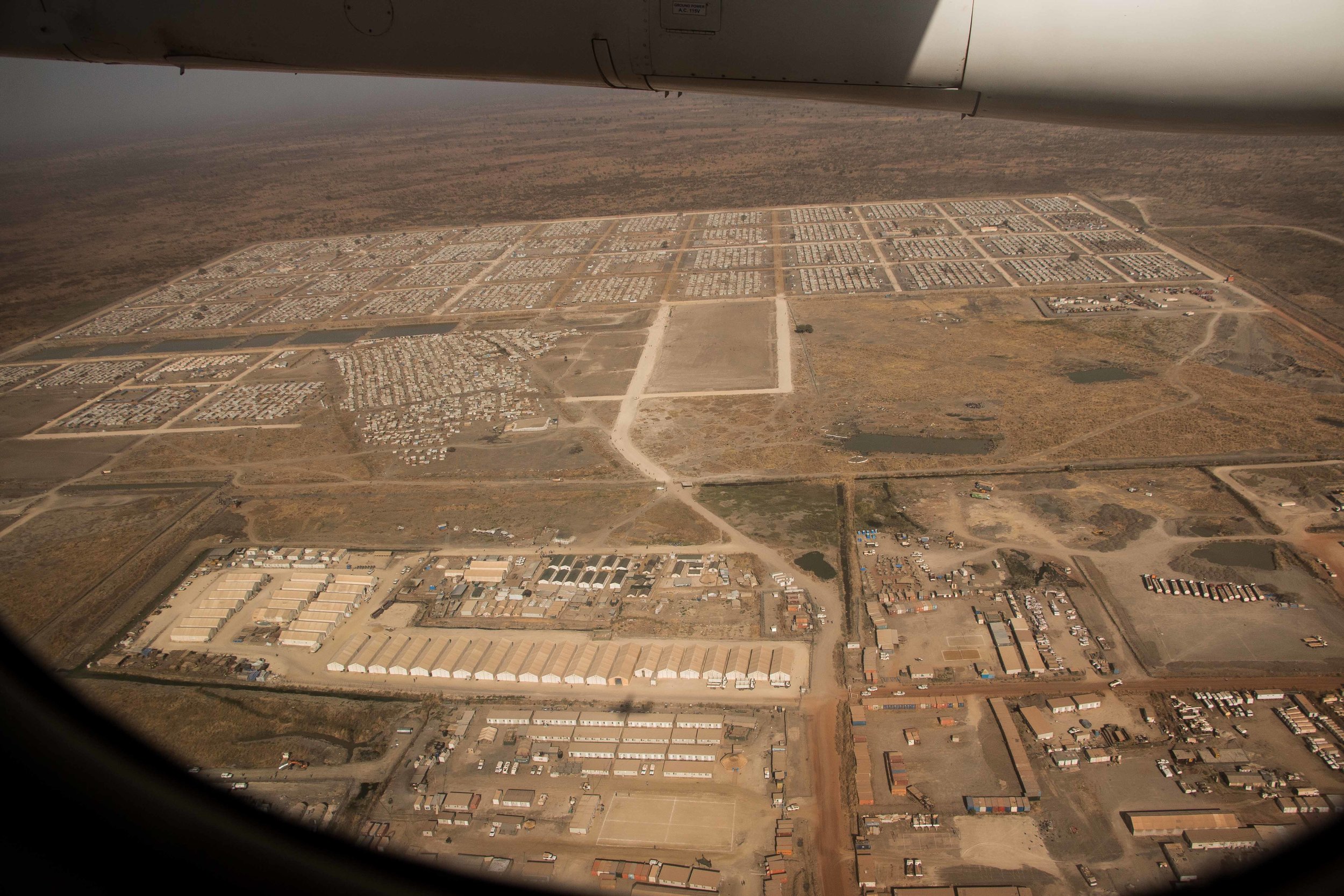 Protection of Civilians site, Bentiu, Unity state, South Sudan. Home to more than 130,000 people since the outbreak of war in December 2013. 