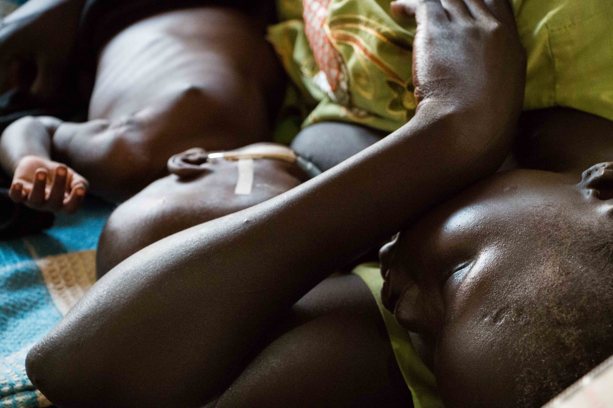 Mother and child, Aweil maternity hospital, South Sudan.