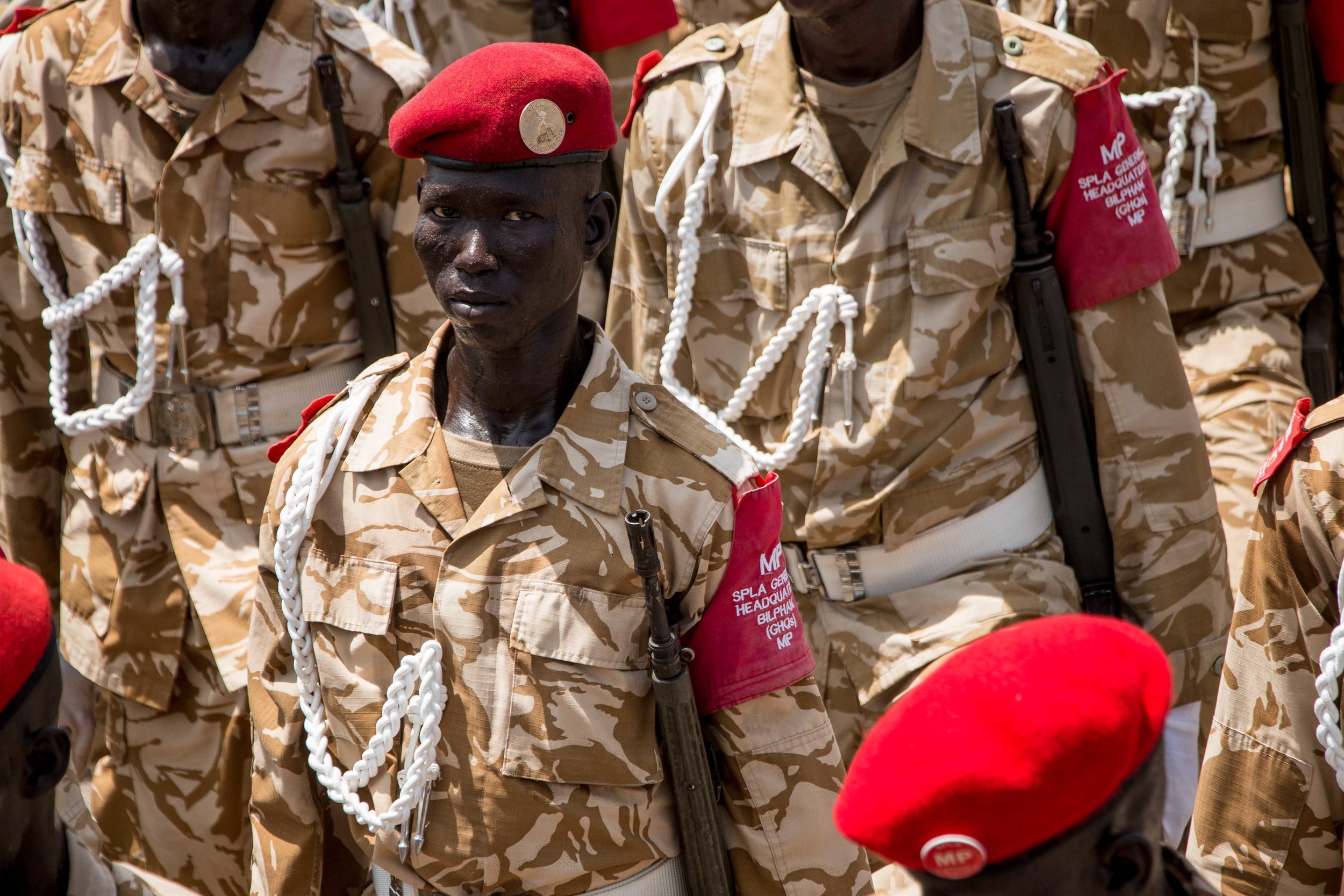 SPLA soldier, Juba, South Sudan.