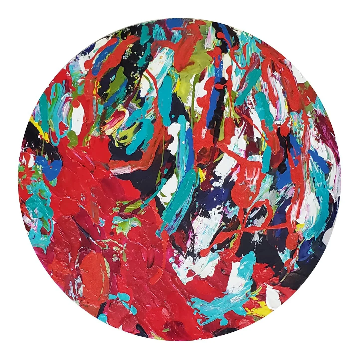 New work alert! This is one of the longest running small works I've done. Over the last month, I needed to get all the stress and anxiety about painting out of my body, and this is the result. I think it does a pretty good job of demonstrating how th