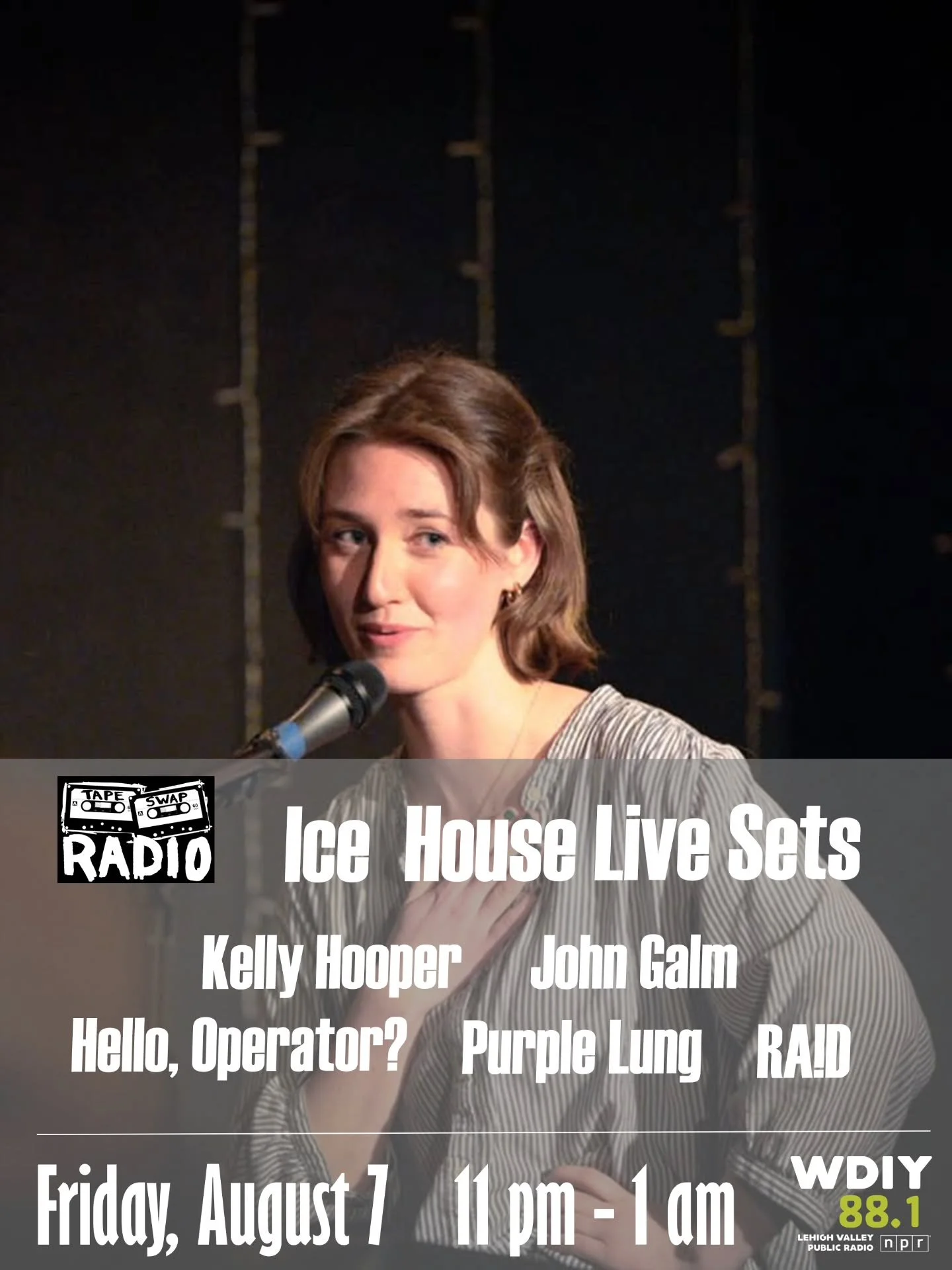 📻 New radio show tonight on @wdiyfm, 11 pm - 1 am!

Hear the premiere of the live sets recorded at the March 2026 @icehouse.diy show from @_kellyeah and @johmgalm &mdash; and the May 2026 @icehouse.diy show from @hellooperator_, @purplelungdoom, and