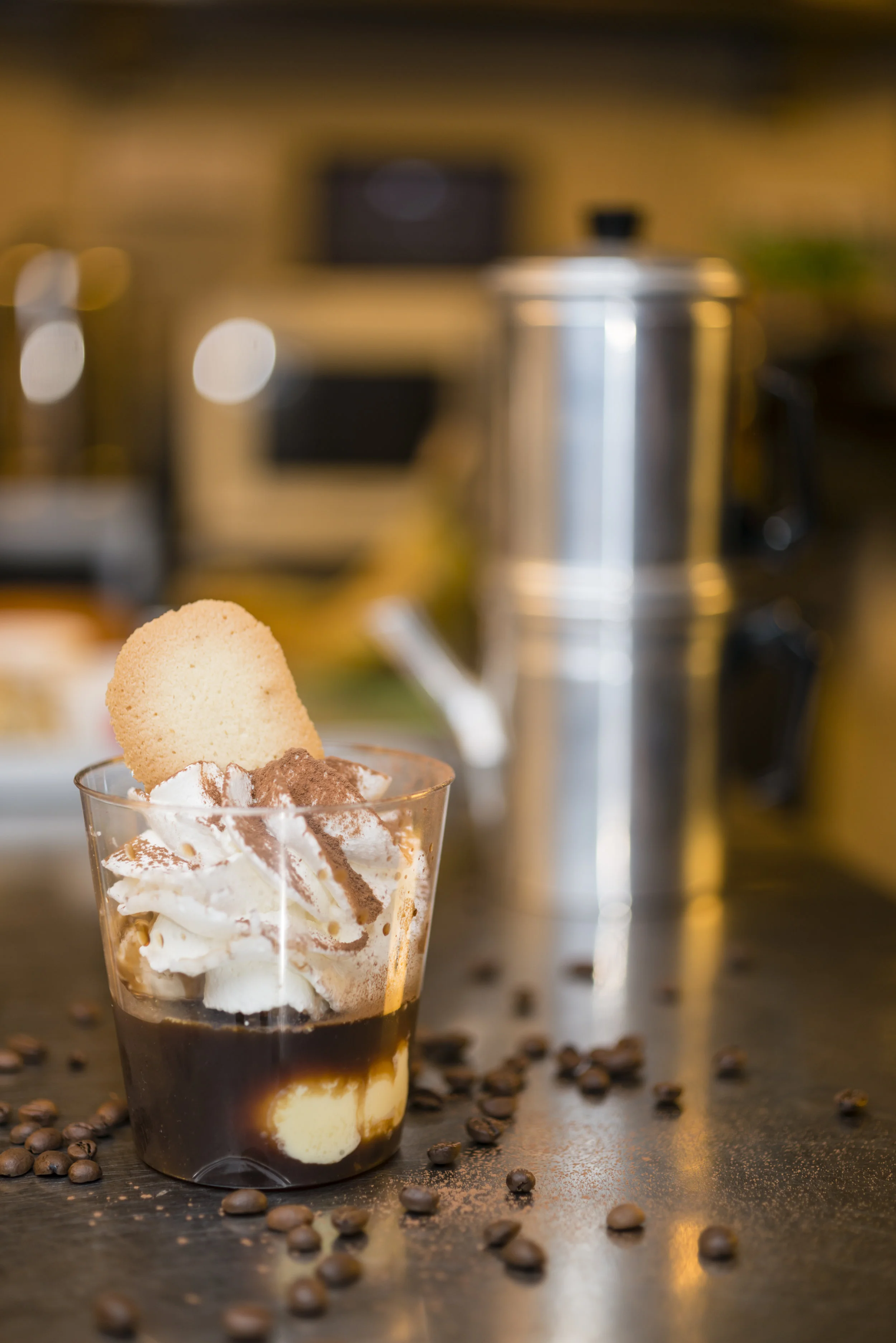"Affogato" ice-cream