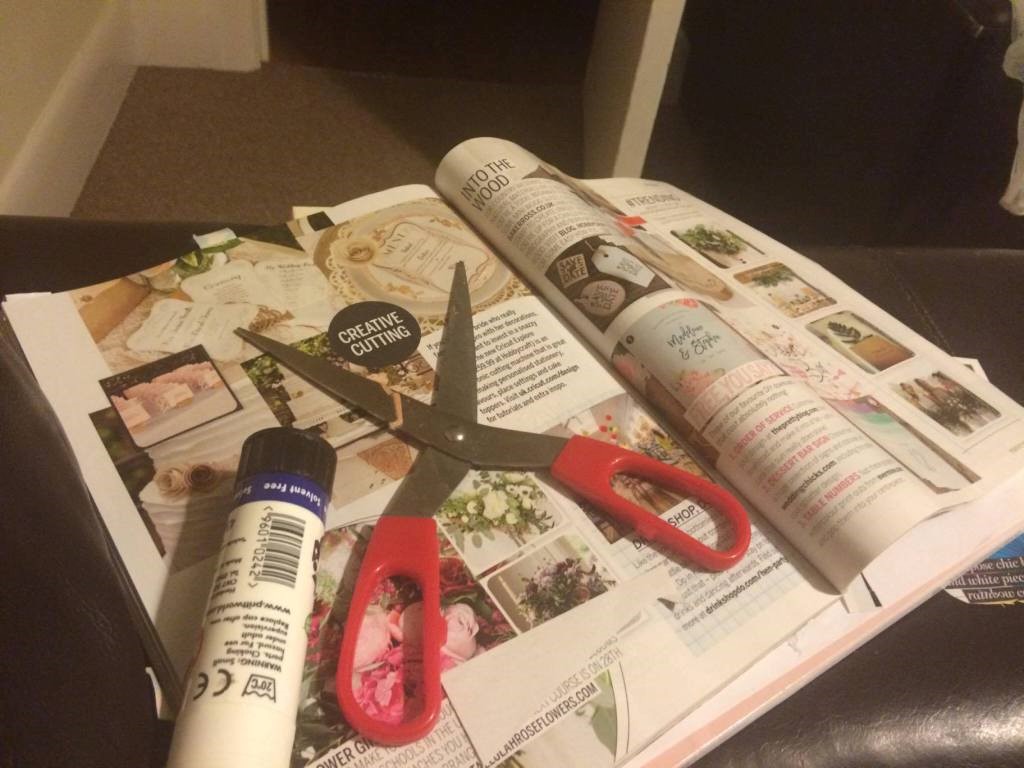 My wedding planning scrapbook!