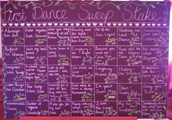 Wedding First Dance Sweepstake Hertfordshire