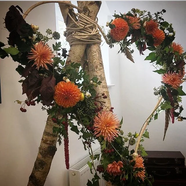 Rustic wedding floral arrangements Hertfordshire