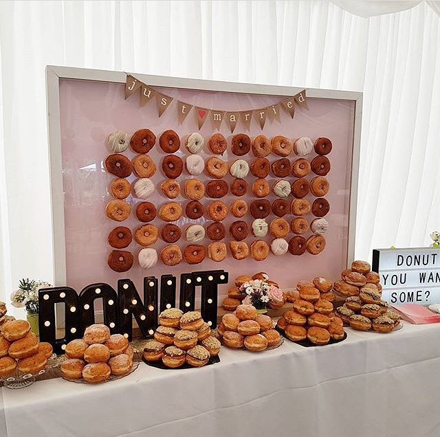 Weddings Donut Wall Cambridgeshire