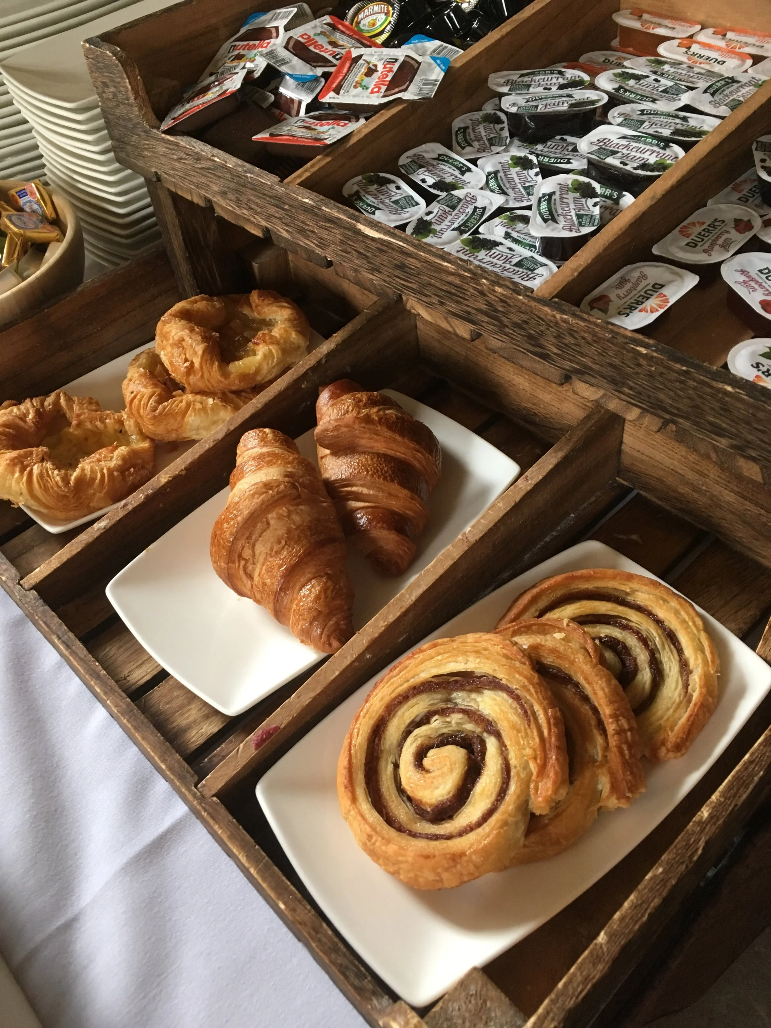 Chicheley hall breakfast pastries