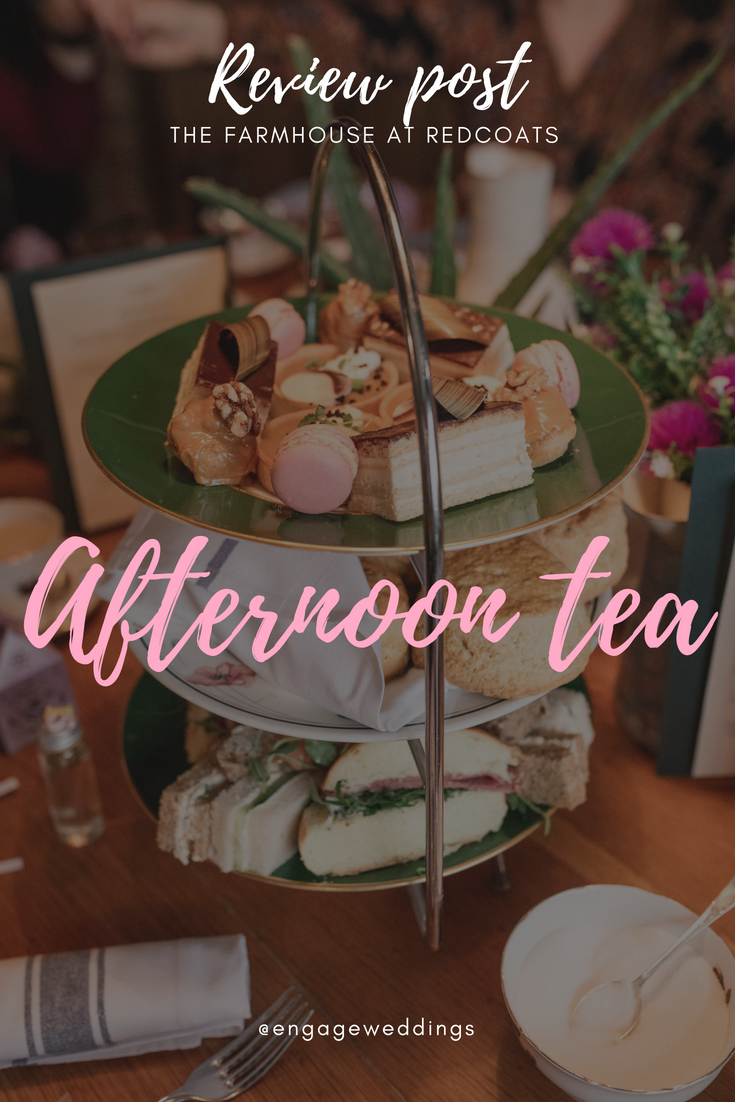 Review post - afternoon tea at the farmhouse at redcoats, hitchin hertfordshire