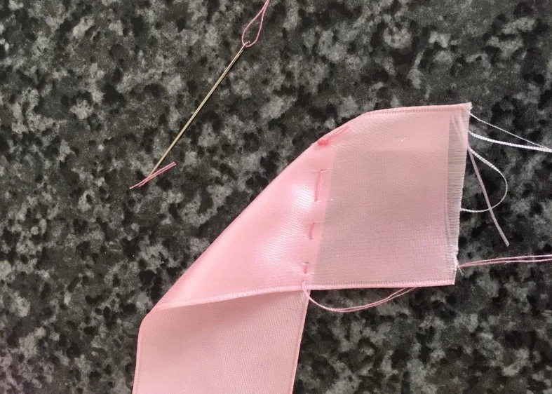 step 2 how to make a ribbon rose