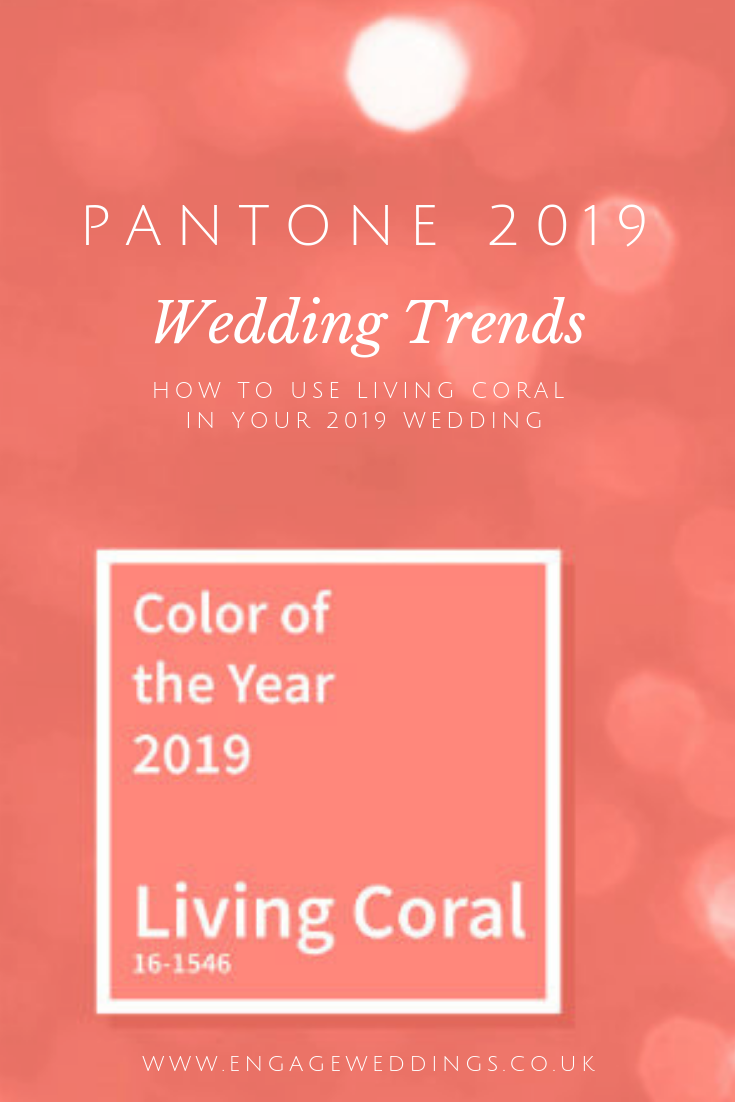 Pantone 2019 Living Coral Weddings