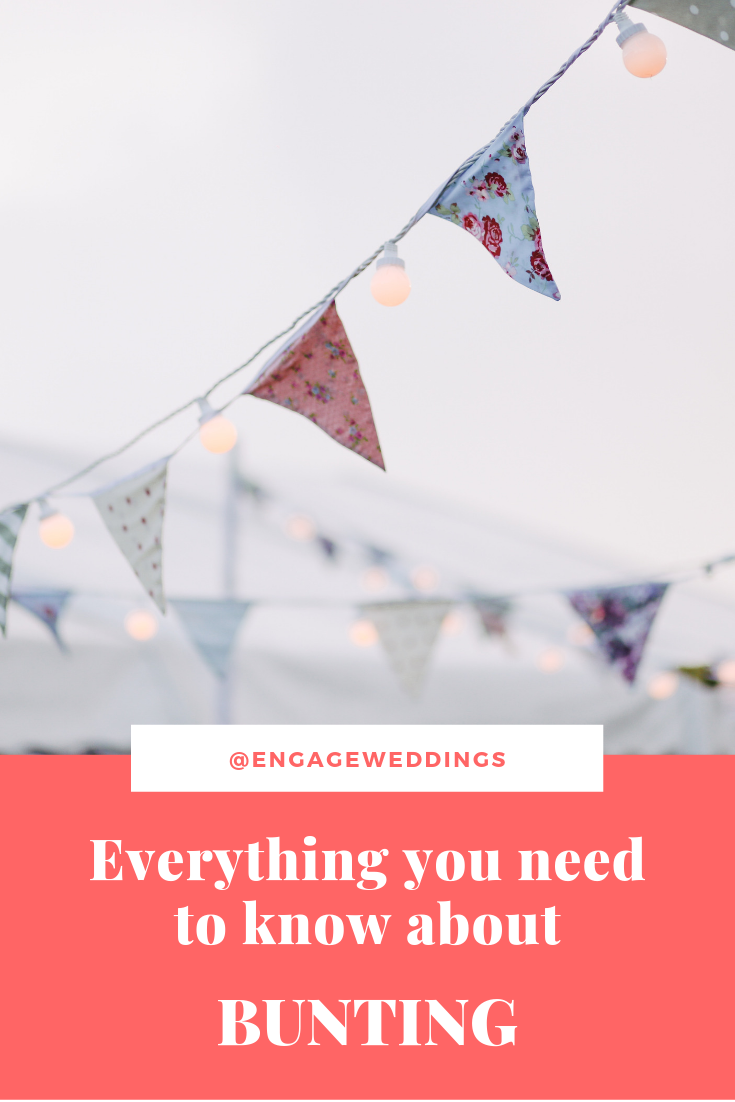 Everything you need to know about wedding bunting